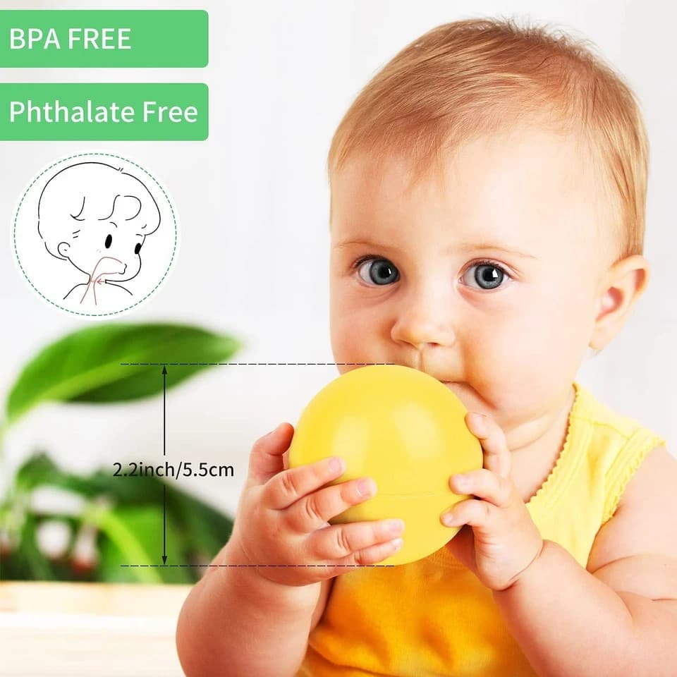 Ball Pit Balls for Baby and Phthalate Free BPA Free Crush Proof Plastic - Mul 3