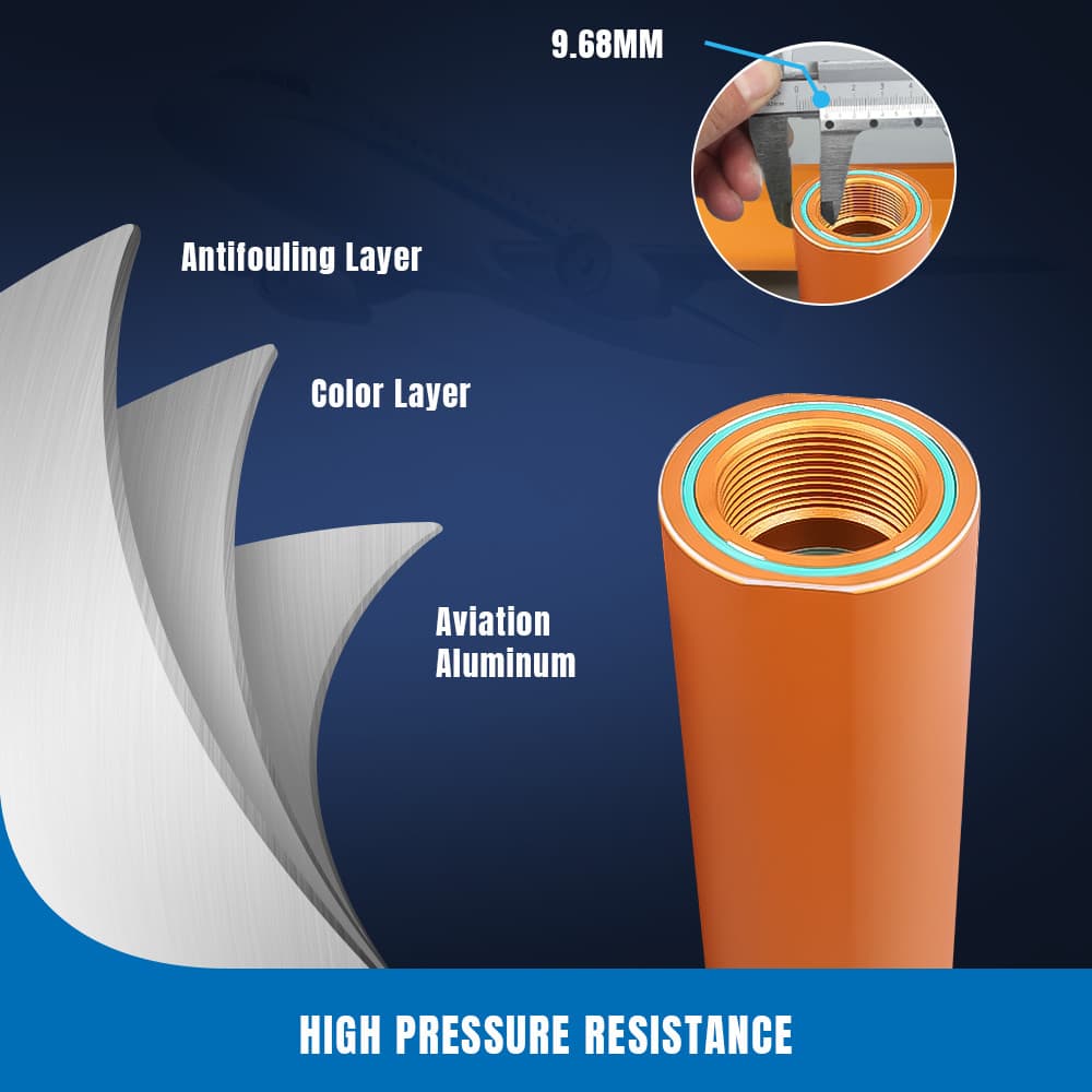 PCP Compressor Air Pump Filter Oil-Water Separator 4500psi 30Mpa Aluminum Alloy 3