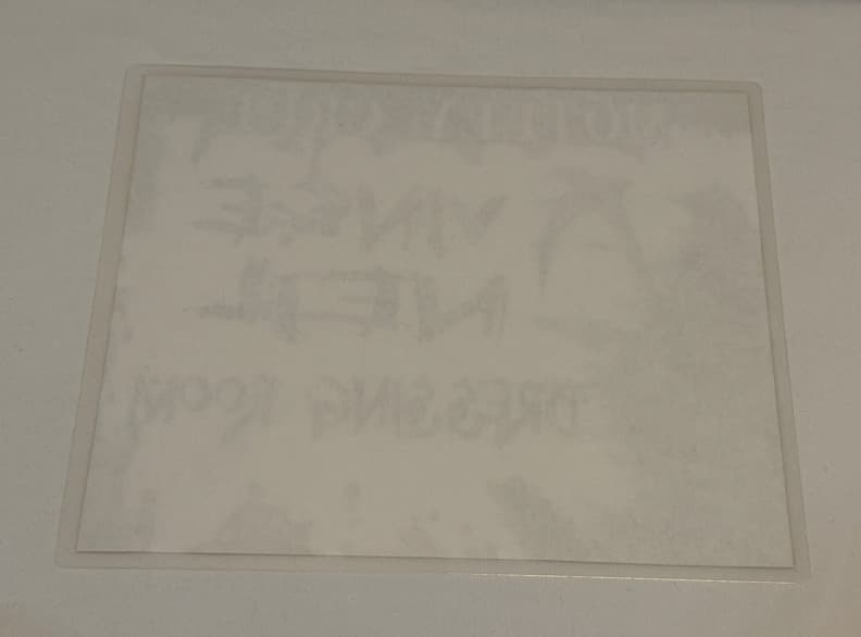 MOTLEY CRUE Vince Neil Dressing Room Sign 2014 THE FINAL TOUR w/ALICE COOPER 2