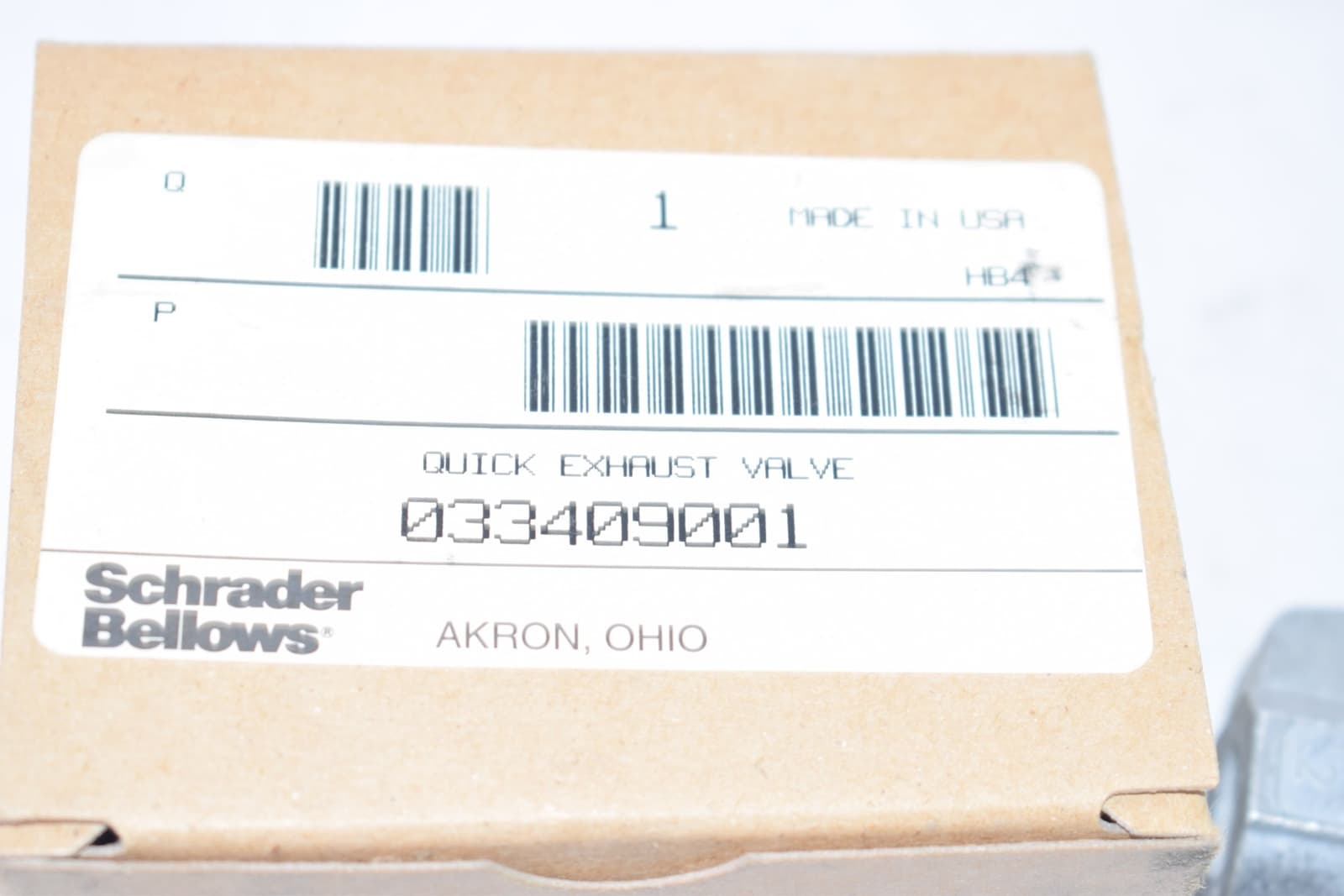 NEW Parker 033409001 Quick Exhaust Valve Pneumatic 2