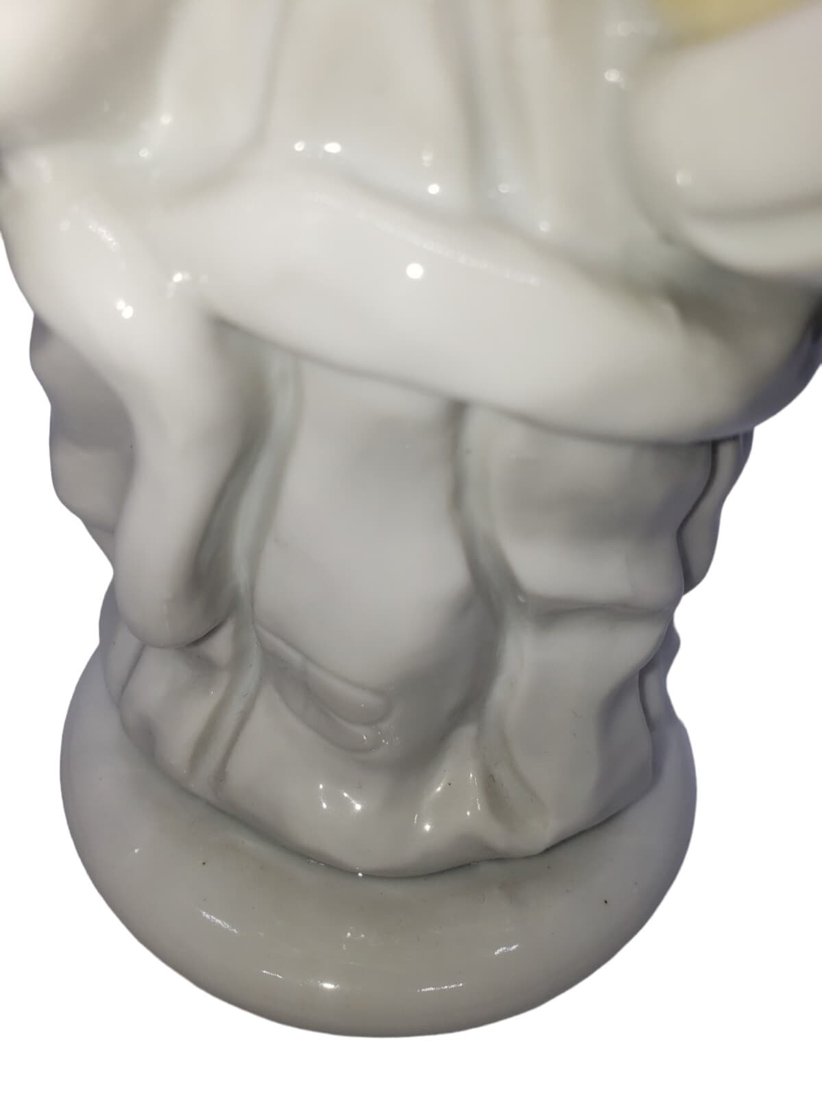 Vintage Judaica Moses With Tablets Ceramic Statue By Jessie B. 5