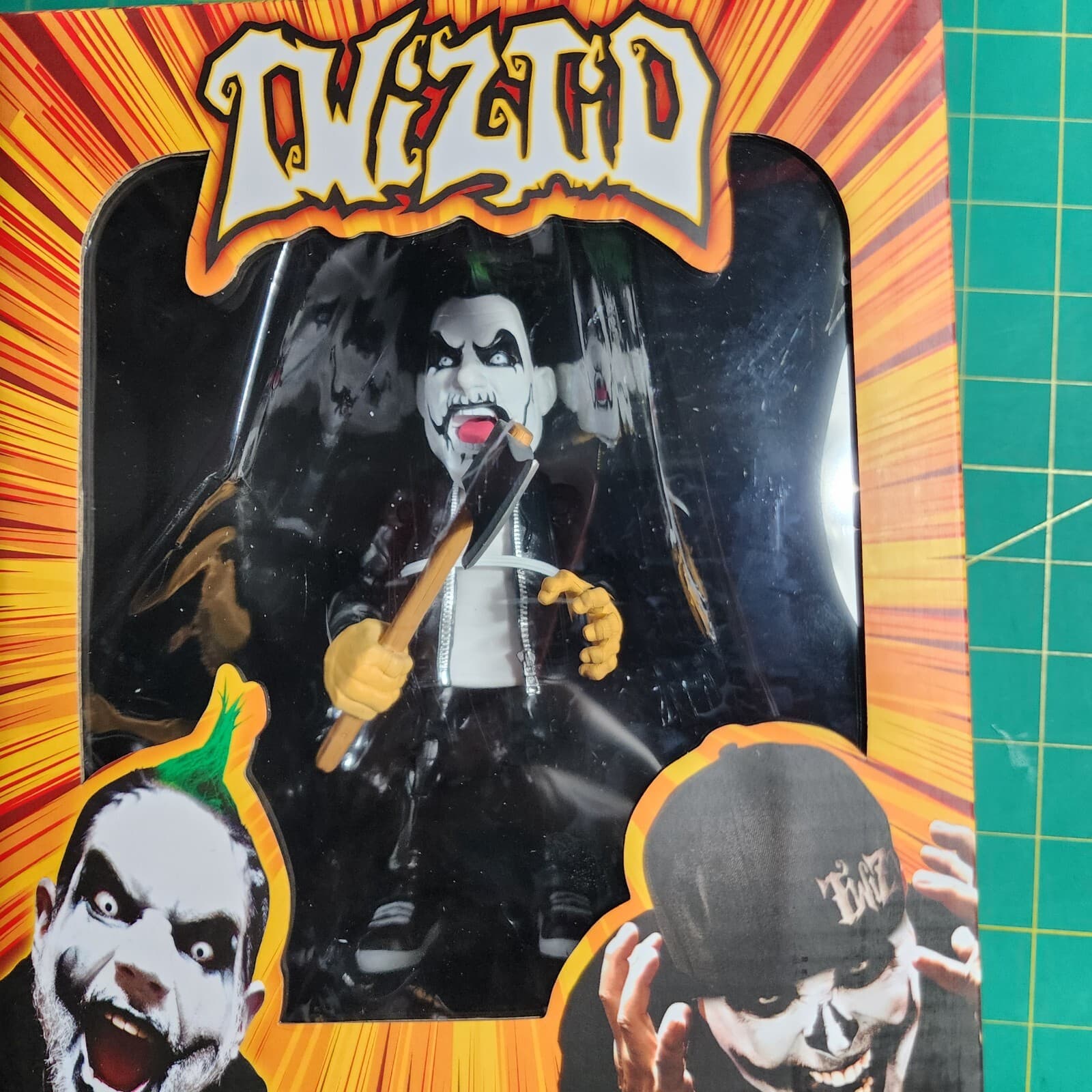 RARE NEW Twiztid 1ST RUN Action Figures ICP INSANE CLOWN POSSE MADROX MONOXIDE 3