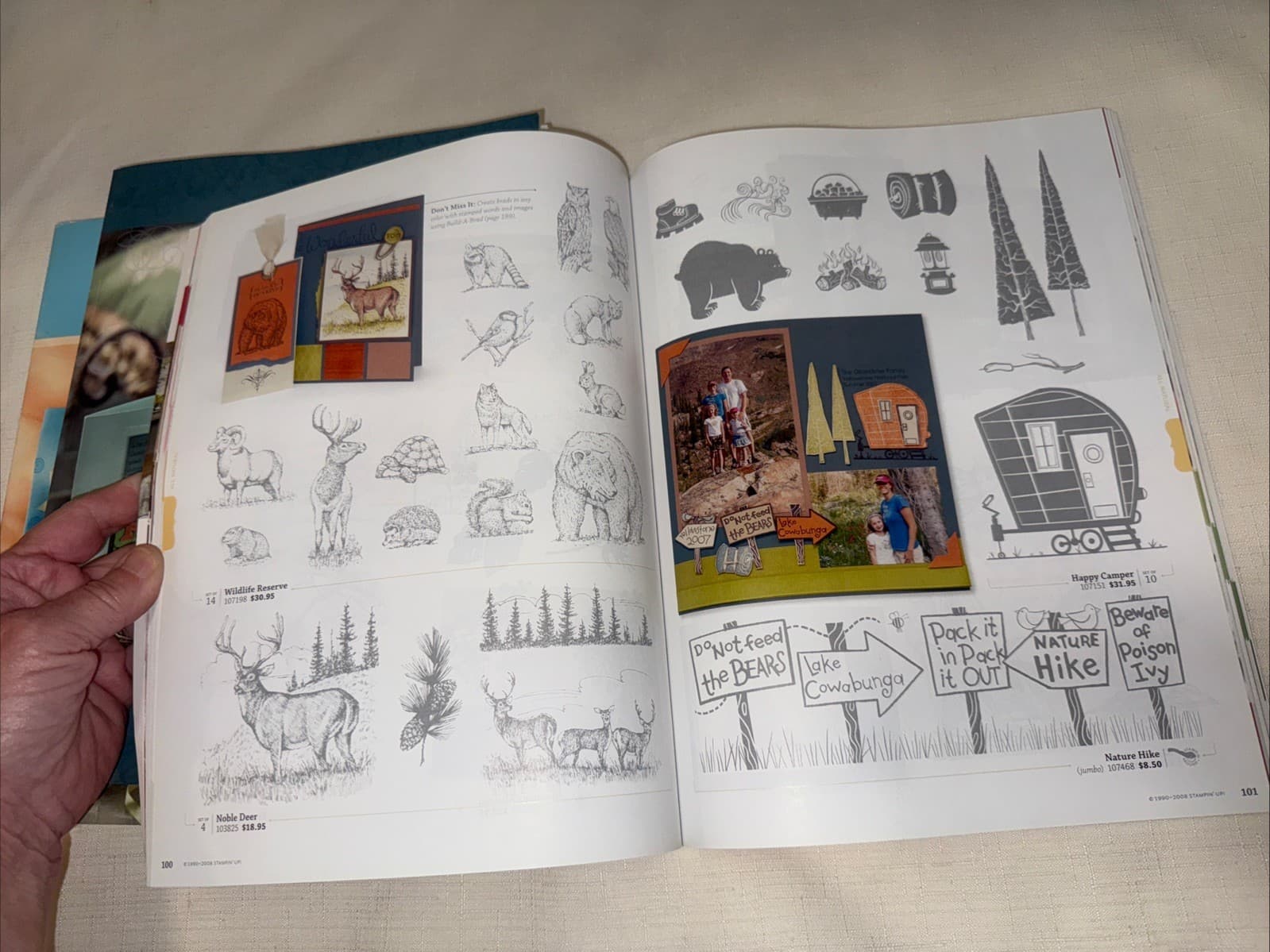 LOT of 3 Stampin’ Up idea book & catalog 2006 - 2008 vintage 5