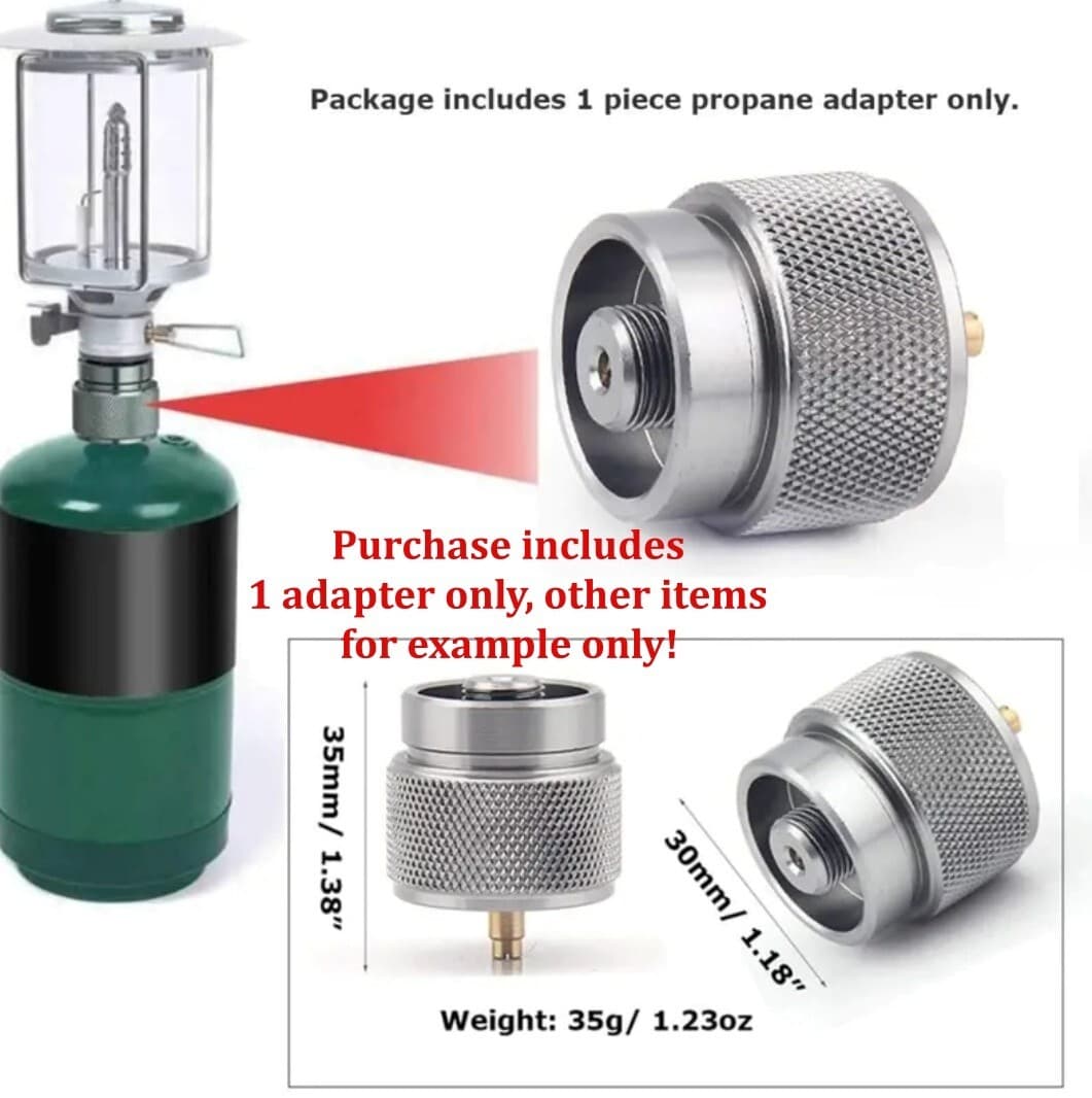 Propane to Butane Adapter Converter Conversion for Camping Stoves Lights Etc 6