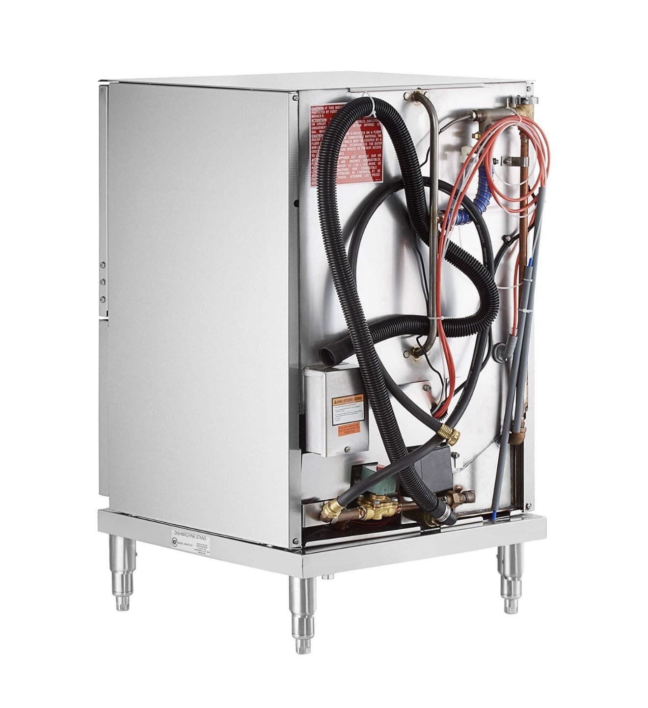 High Temperature Undercounter Dishwasher Kit with 6" Stand - 208/230V 2