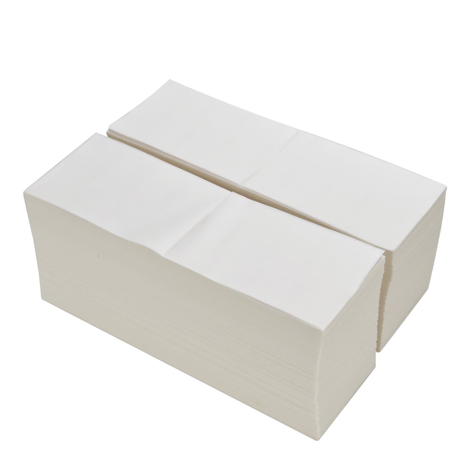 4000-20000 4x6 Fanfold Direct Thermal Shipping Labels Perforated Label For Zebra 6