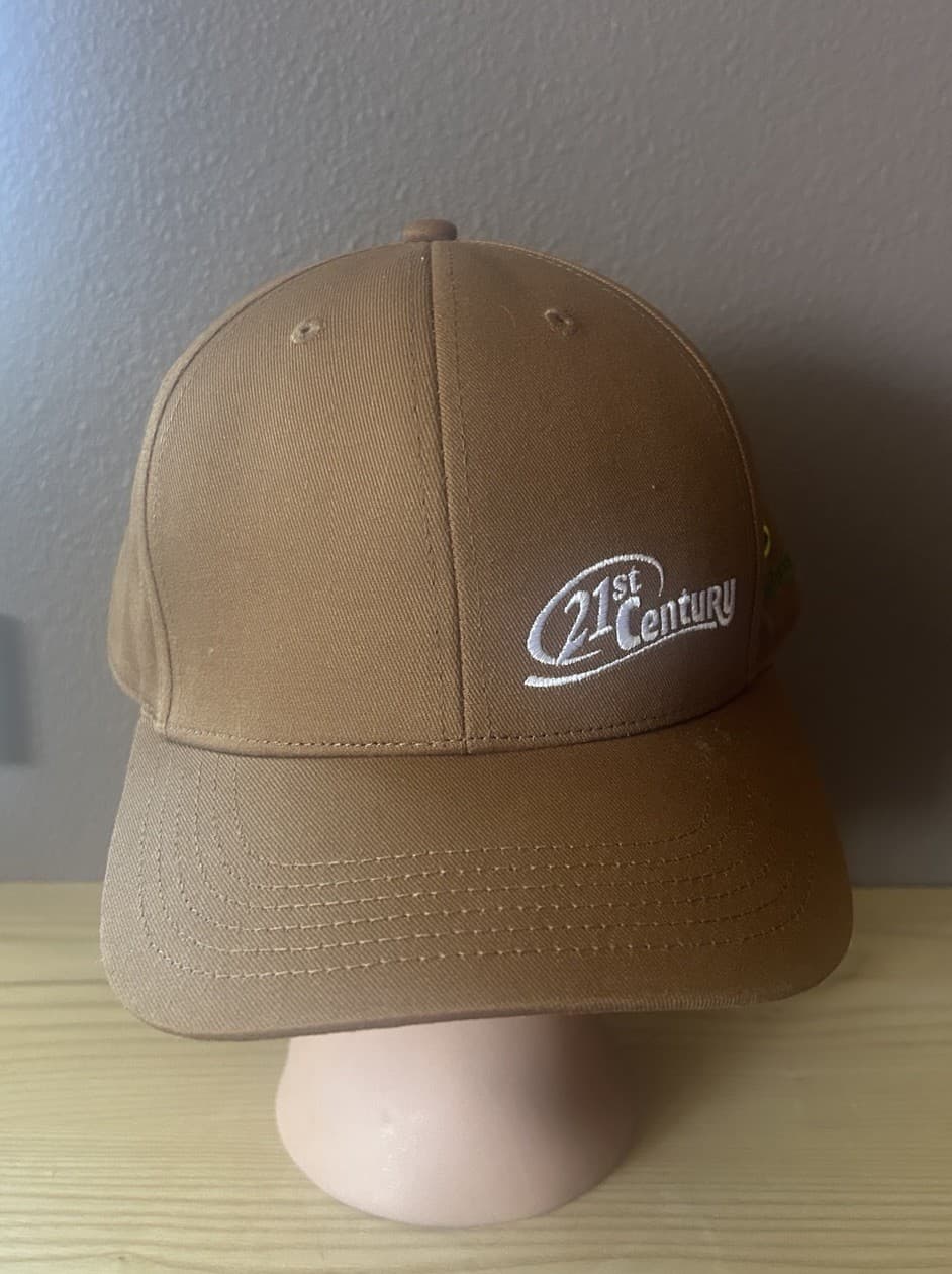 John Deere Hat 21st Century Brown Patch Embroidered Snapback NWOT Ball Cap 2