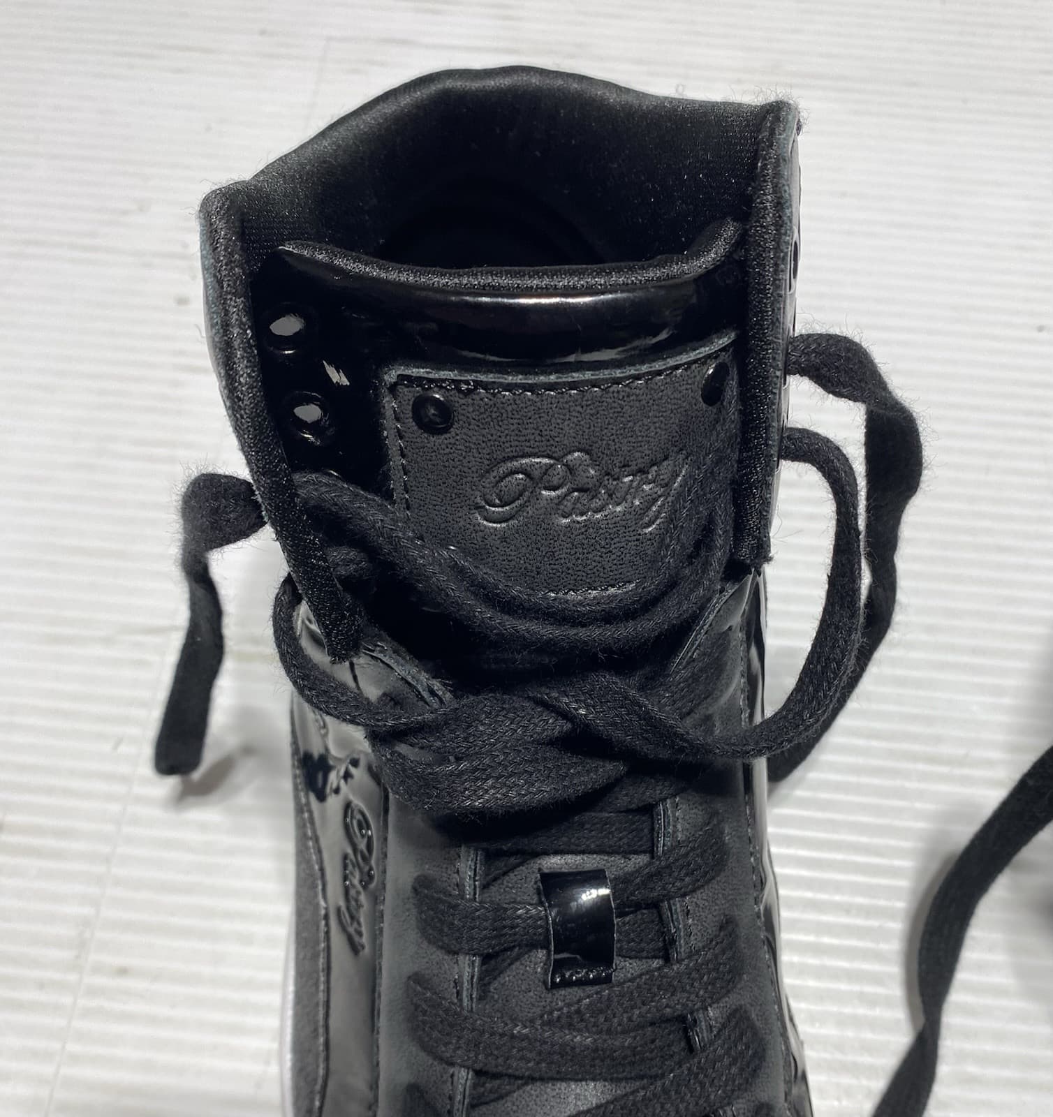 ADULT WOMEN'S SZ 10 GLITTER BLACK SNEAKERS BY PASTRY STYLE PA151000 DANCE NICE 2