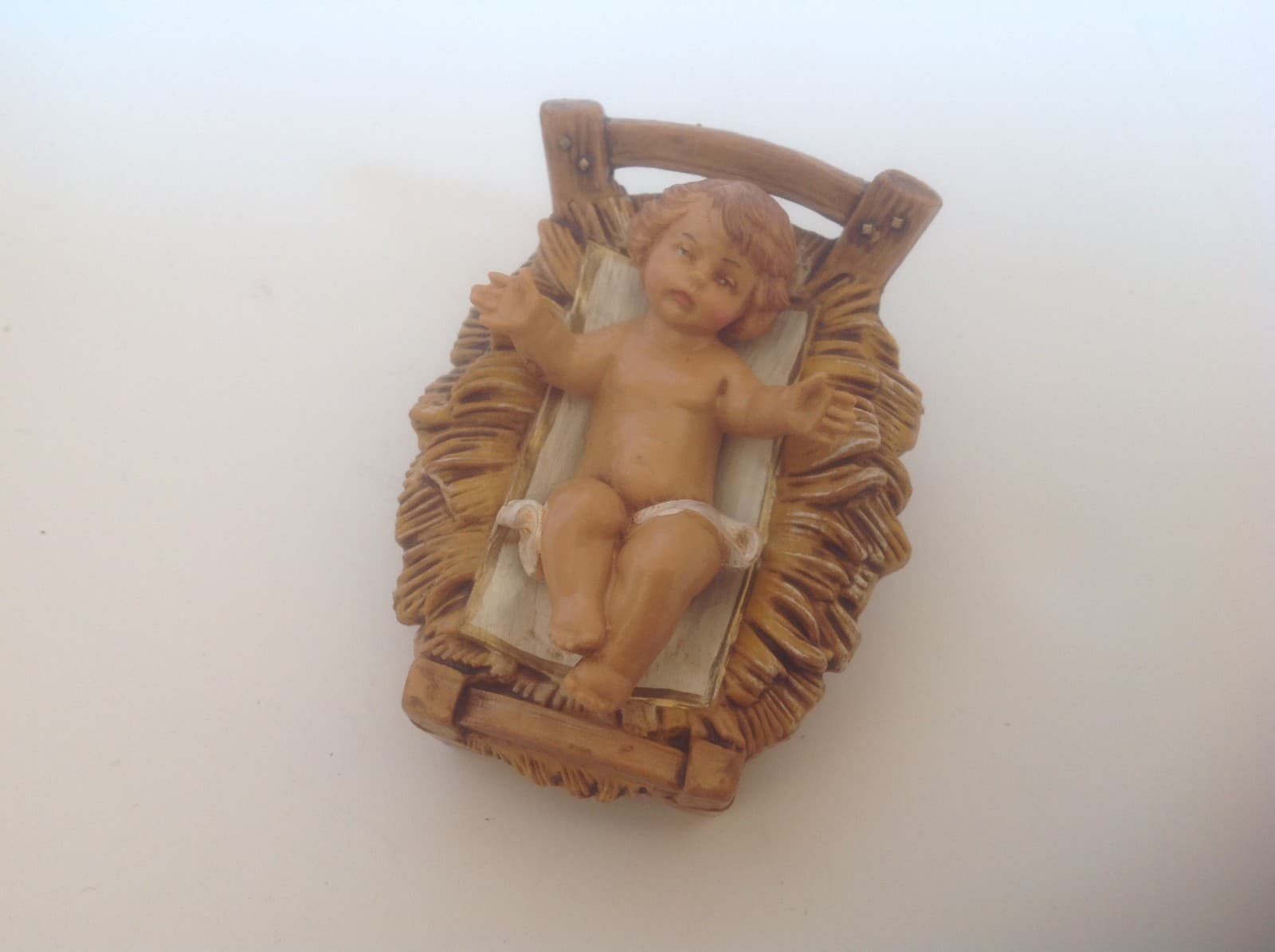 Fontanini 5" BABY JESUS Village Nativity Figure w Box & Pamphlet  ITALY ~ VGC 2