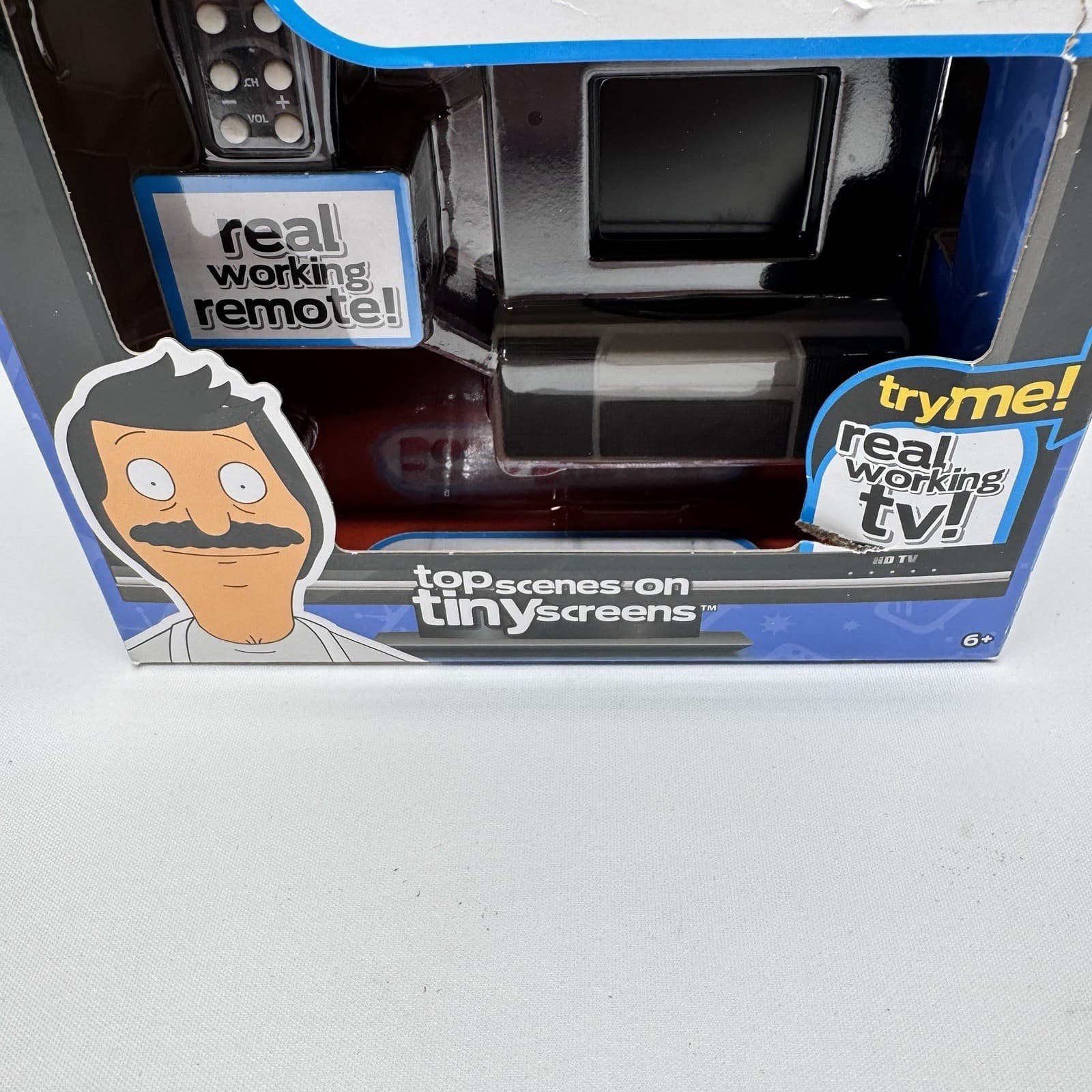 Bobs Burgers Tiny TV Classics Real Working TV And Remote Box Wear New 6