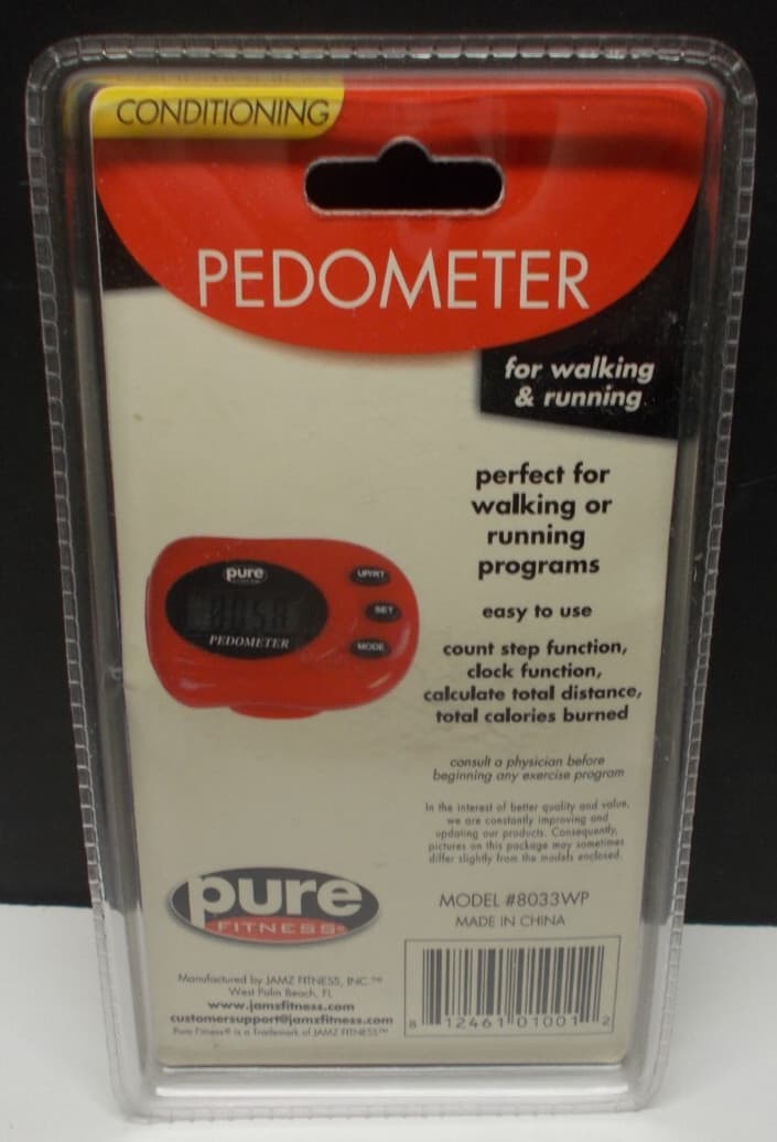 Pure Fitness Pedometer for Walking & Running Step Counter Brand New 3