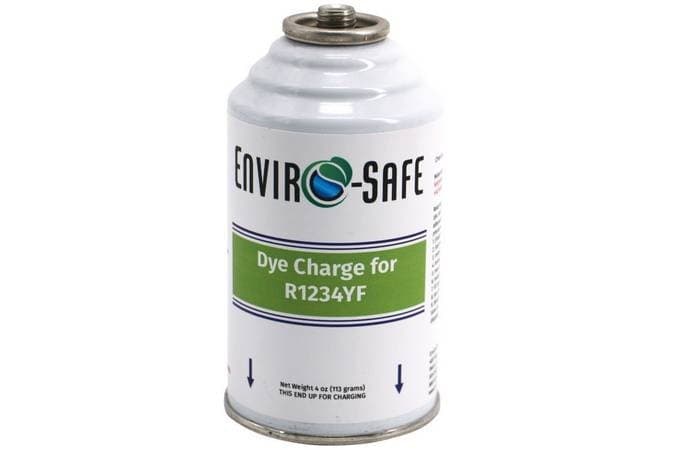 R1234yf Enviro-Safe Dye Charge for R1234YF, 4 oz. Can Automotive Applications