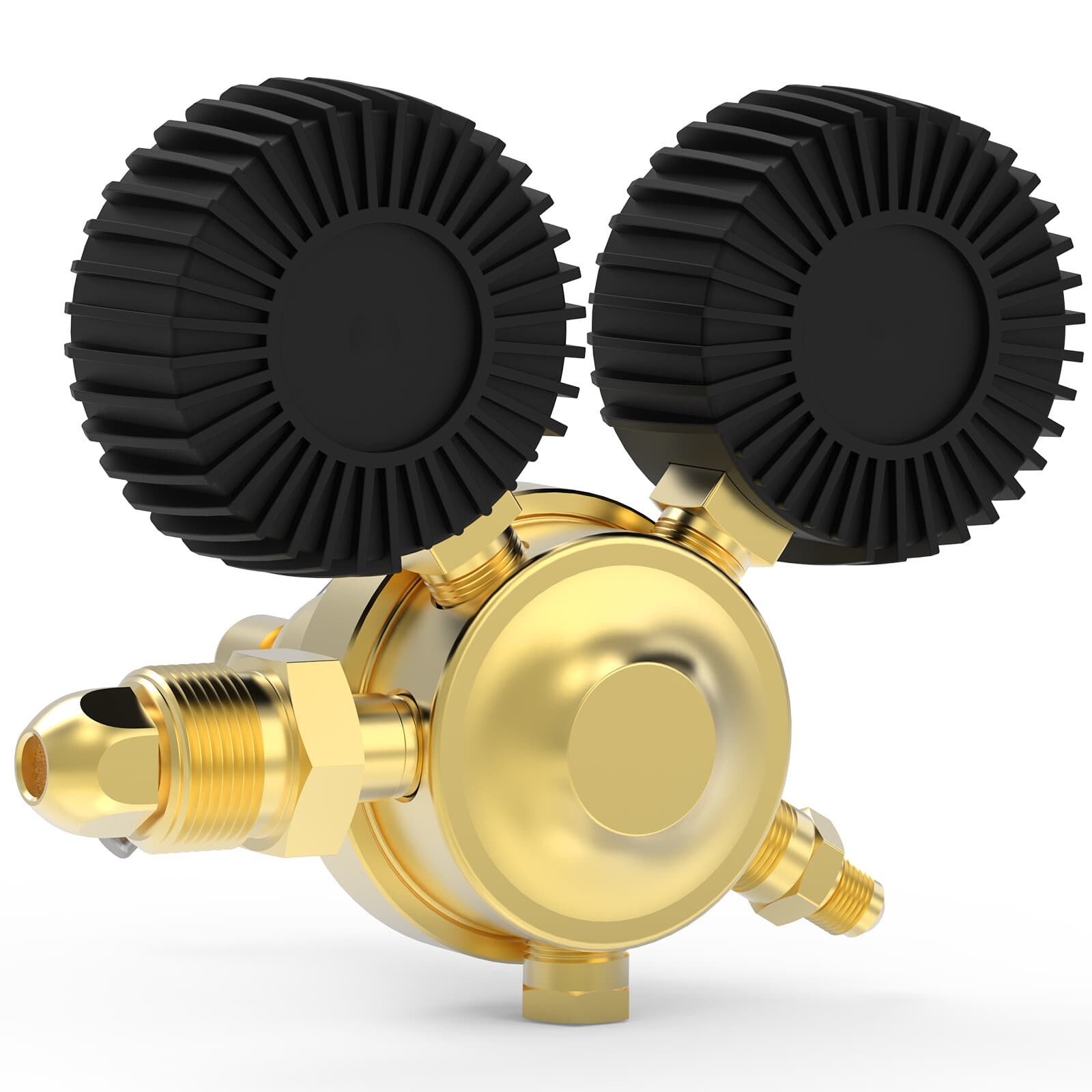 Nitrogen Regulator, 0-600 PSI, 0-4000PSI Output Pressure,CGA580 Inlet Connection 6