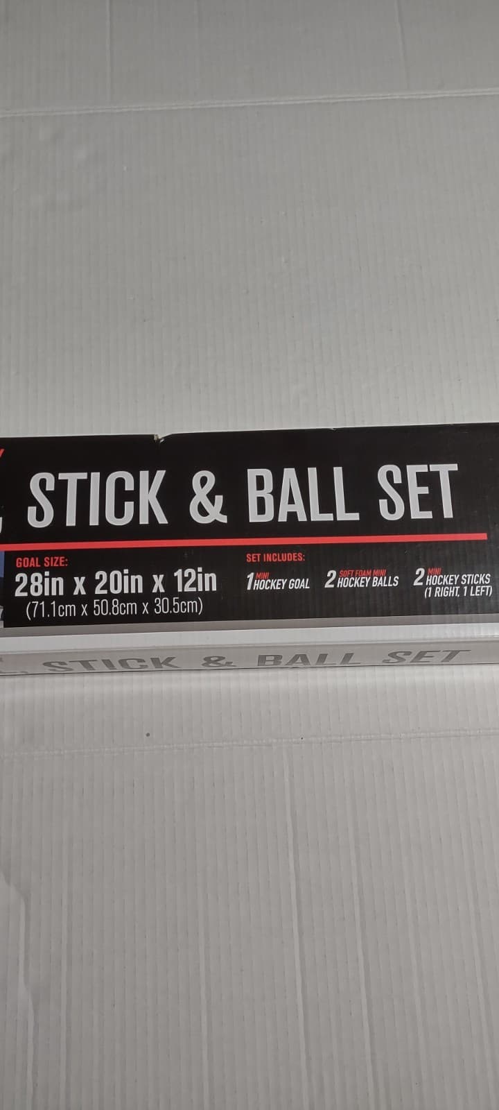 NHL Mini Hockey Set Franklin Sports 1 Goal 2 Sticks 2 Balls 1 Net kids 6