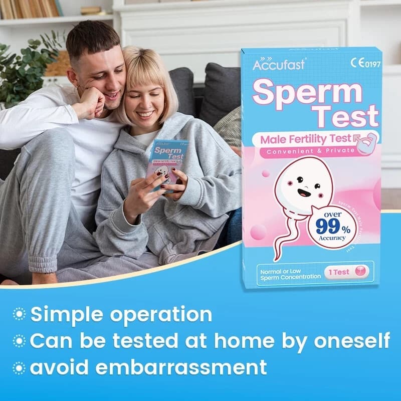 Accufast Sperm Test Kit For Male Pregnancy Preparation Sperm Count Test 6