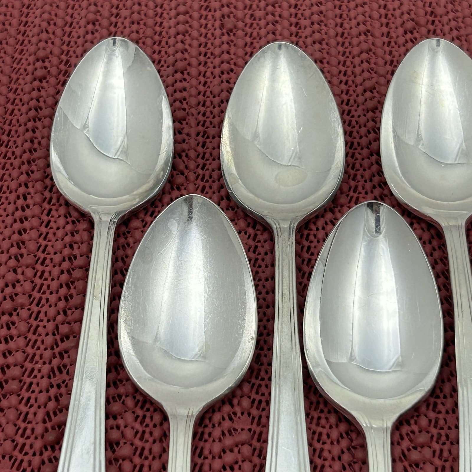 13 Teaspoons 1930 SKYLINE-SKYCREST Simeon & George Rogers Oneida Silverplate 6