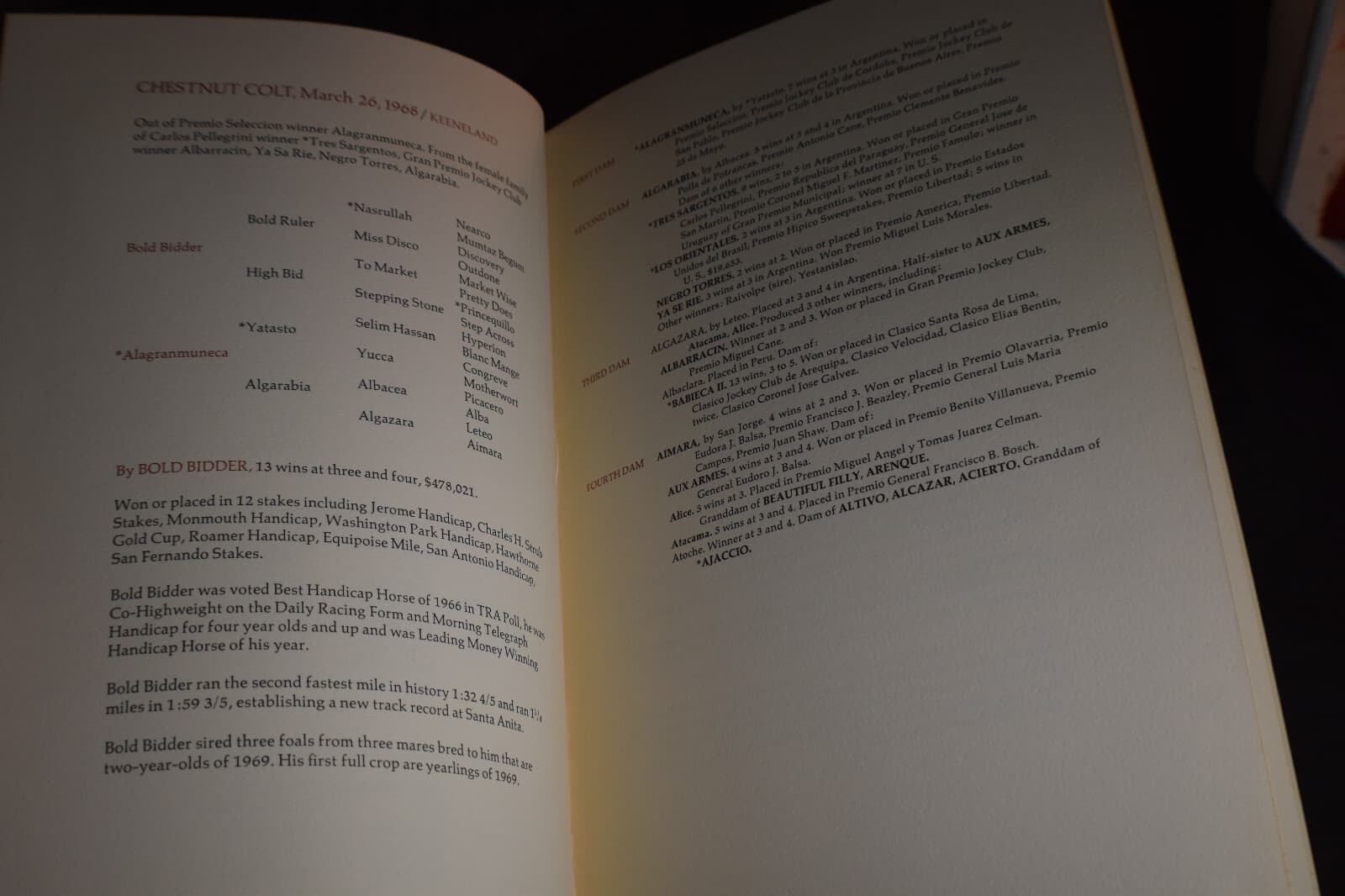 Gainesway Farm Yearlings 1969 4