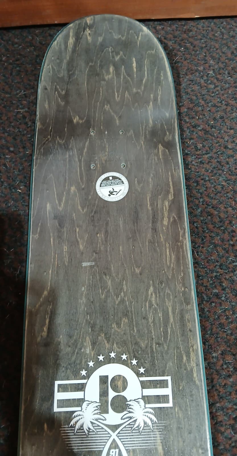 Plan B Torey Pudwill TPud Skateboard Deck Spec 1991 Lady Luck Indian Maiden 5