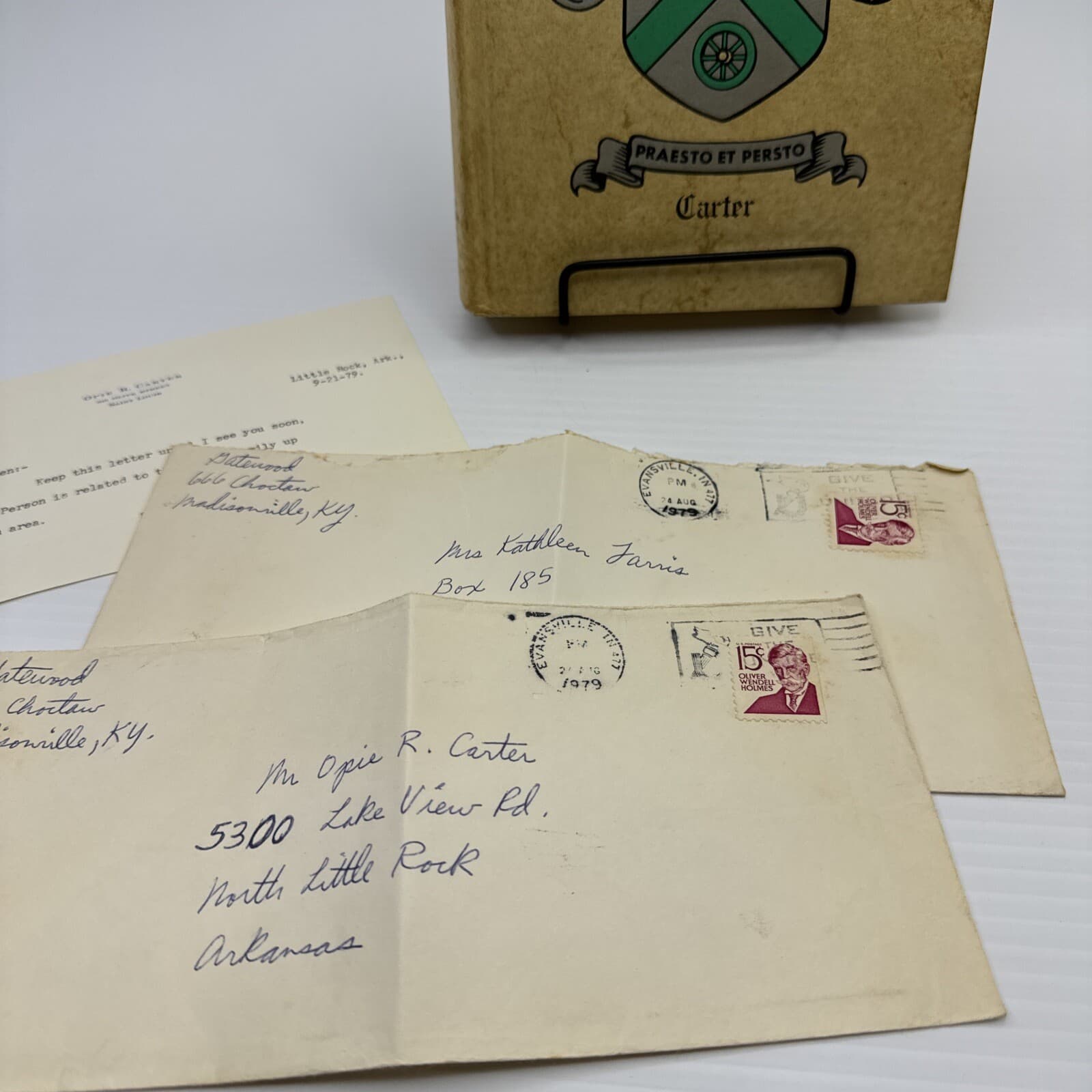 A History of the Carter Family 1972 HC American Genealogical Research  w/Papers 3