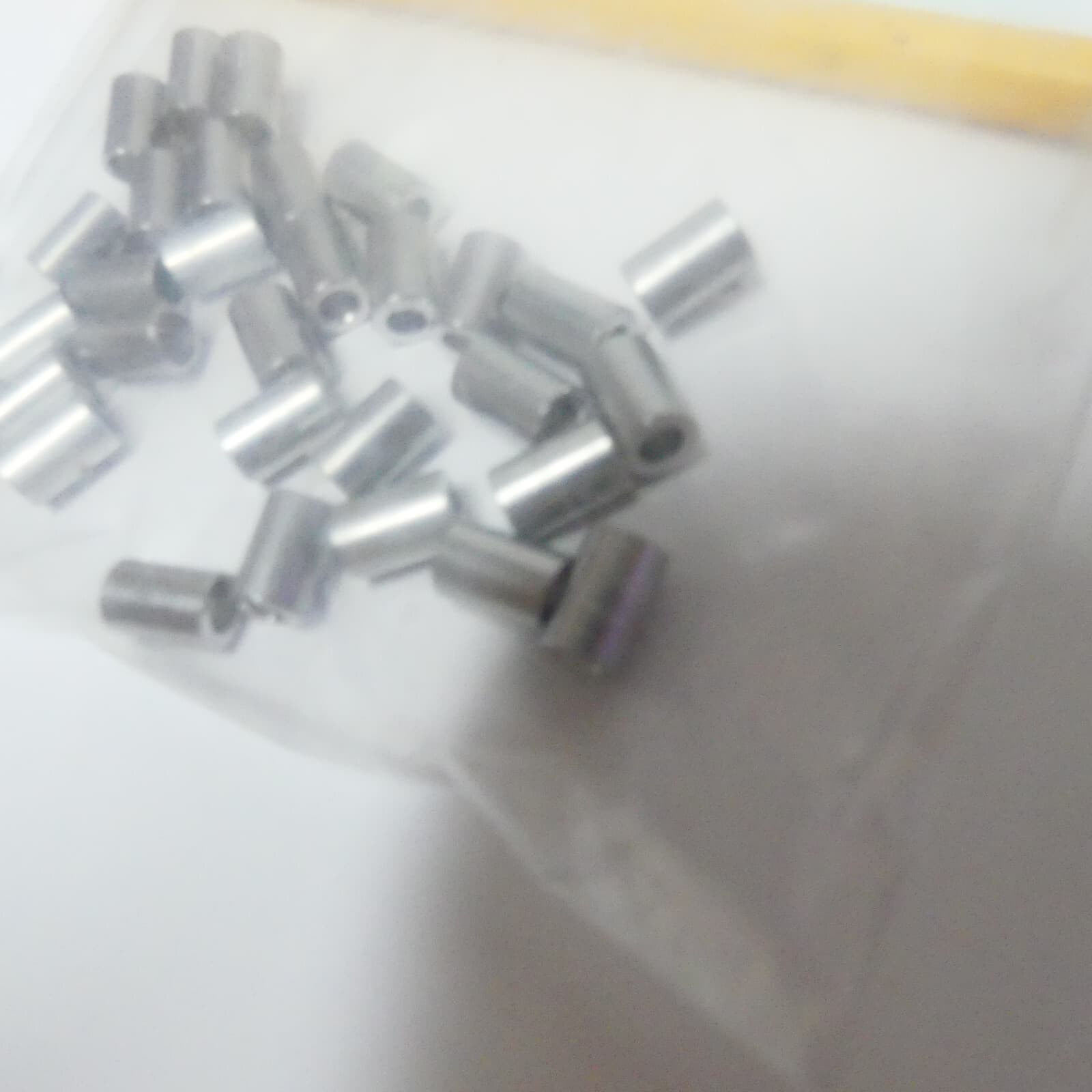 Qty 15: OD 6mm x ID 3.41mm (.134") x L 9mm Aluminum Spacer Bushing Washer 4