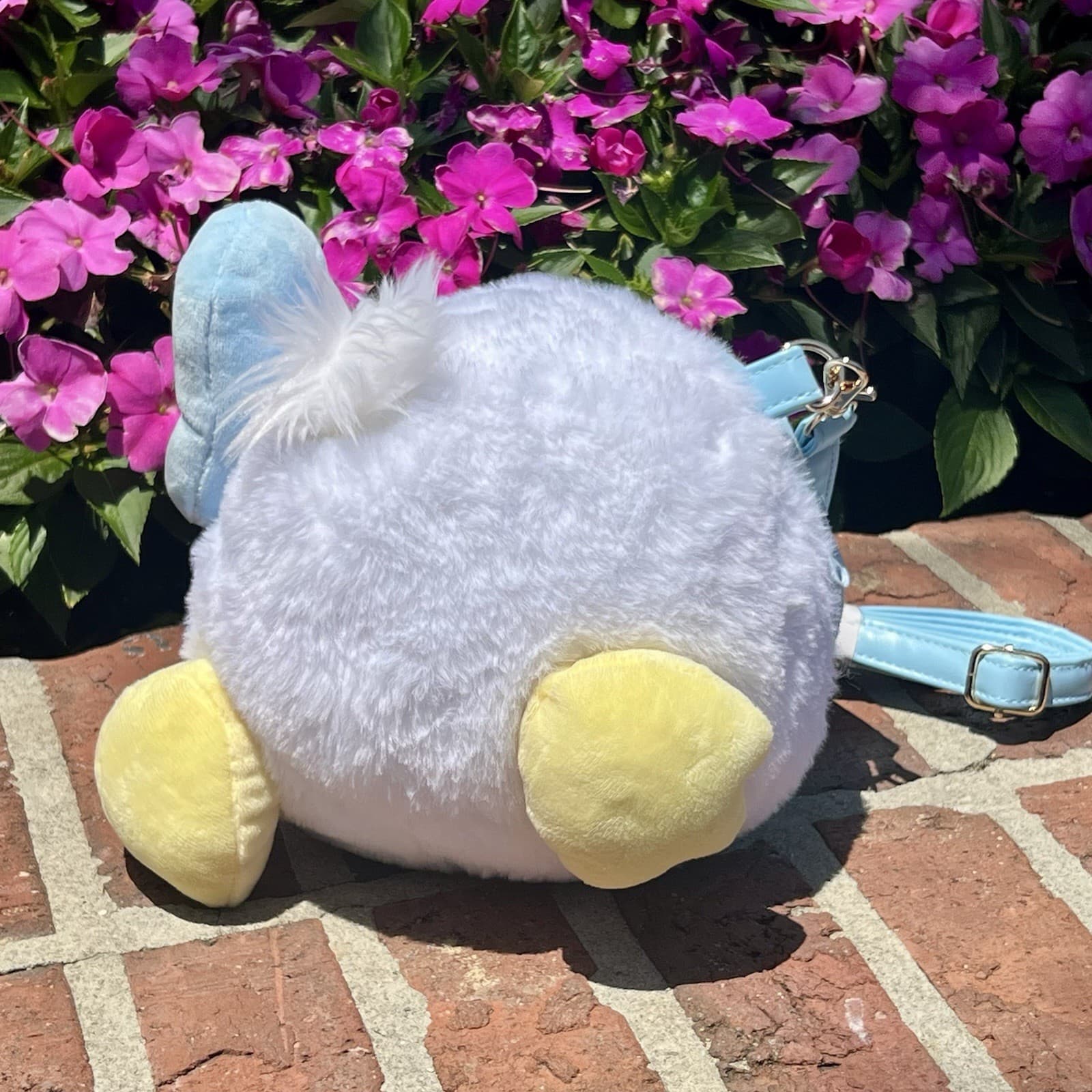 *NEW* Disney Japan Donald Duck Birthday Butt Bag Plush Crossbody Bag 2