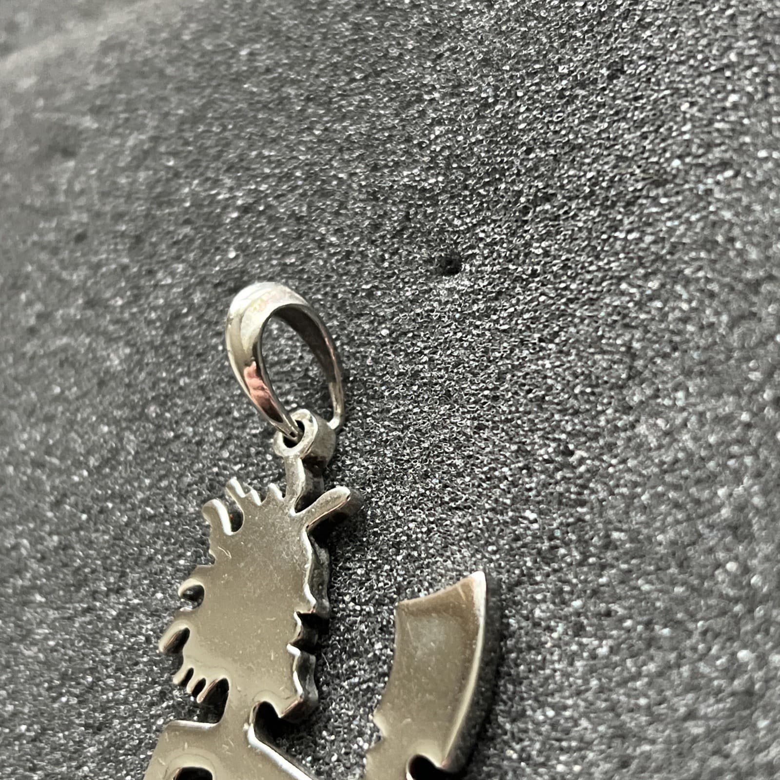 2” Large 2001 Hatchetman .925 Charm Insane Clown Posse ICP Juggalo Necklace 6