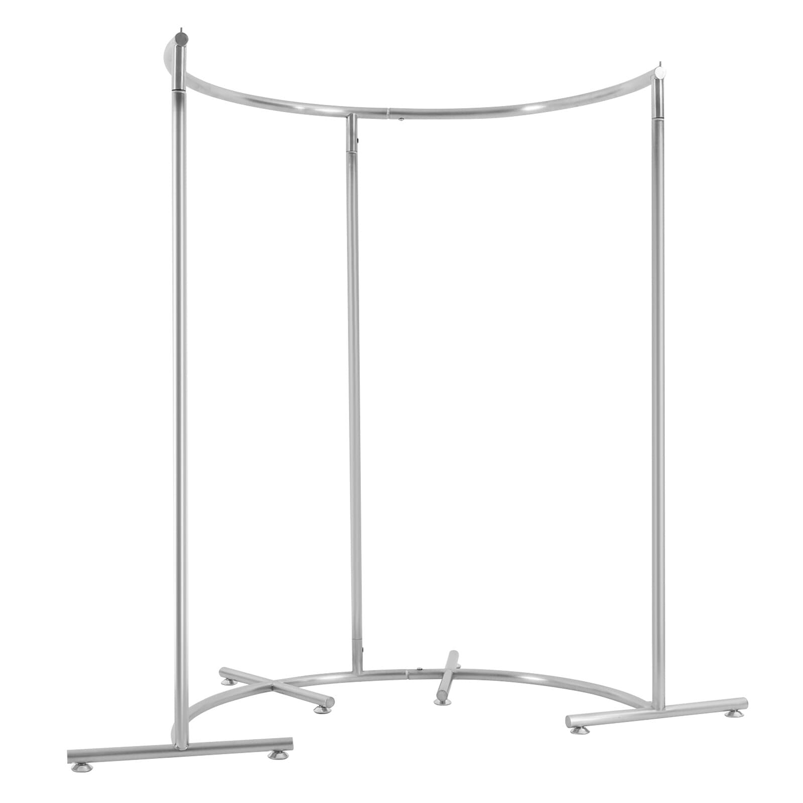 100 cm Half Round Garment Rack Metal Freestanding Wedding Dress Display Stand 5