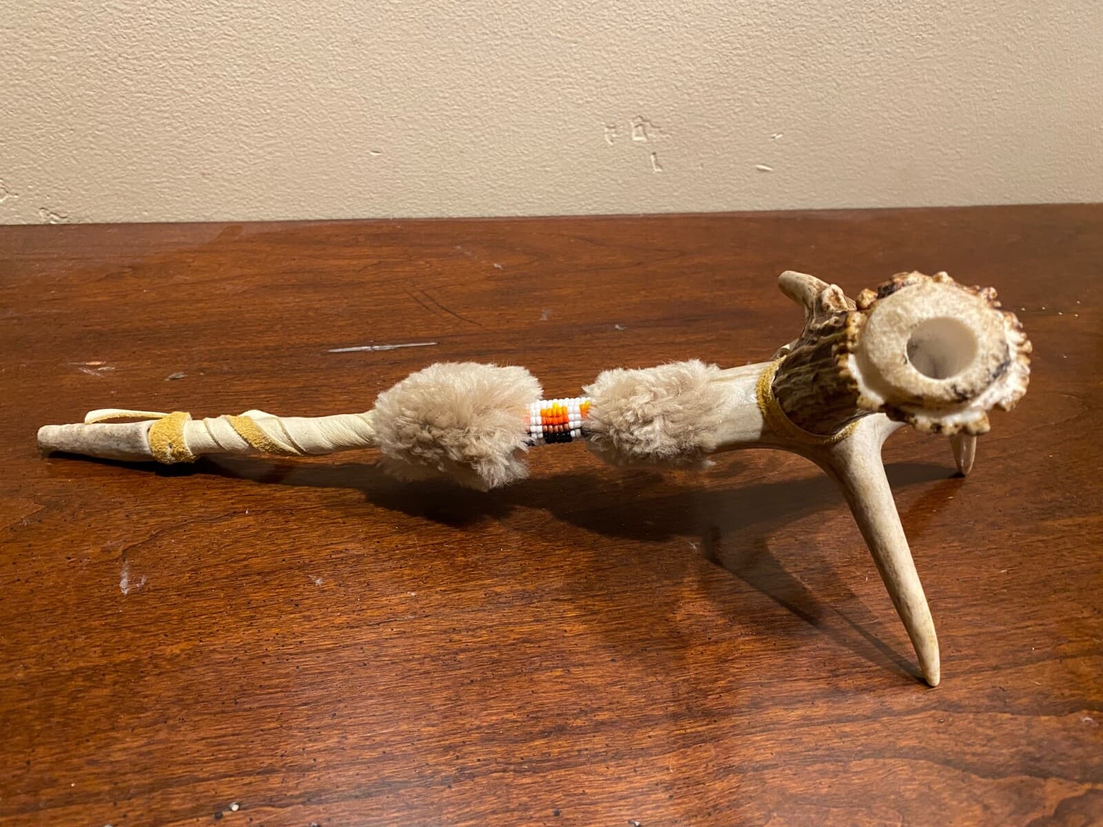 Antler Peace Pipe American Indian 2