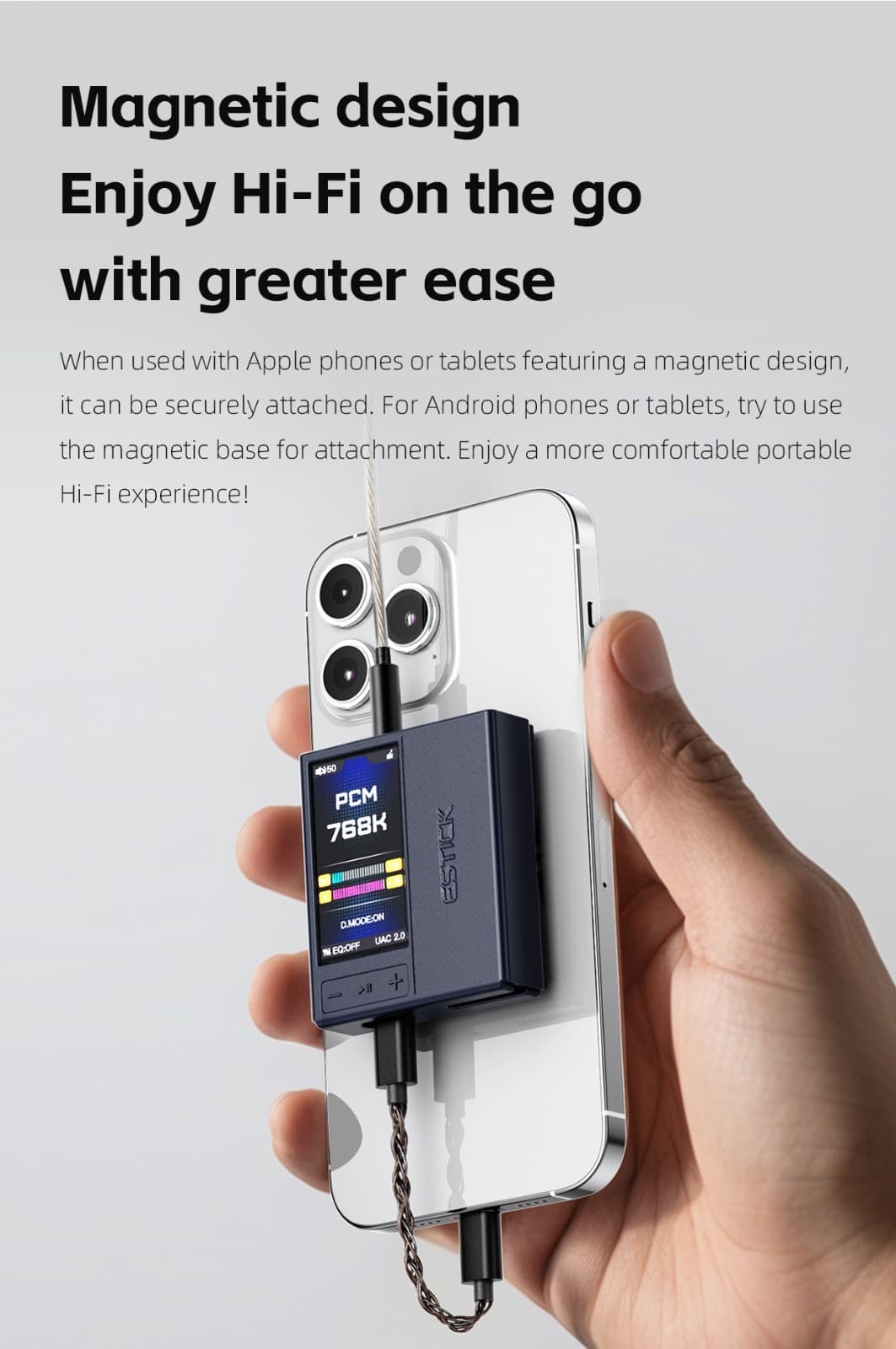 Mini Power Bank Leather Case For Fiio SK-ESTICK+QX13 2