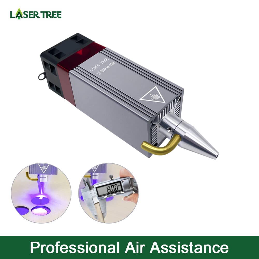 LASER TREE 10W Laser Module 12V with Air Assist 450nm Laser Engraving Machine 3