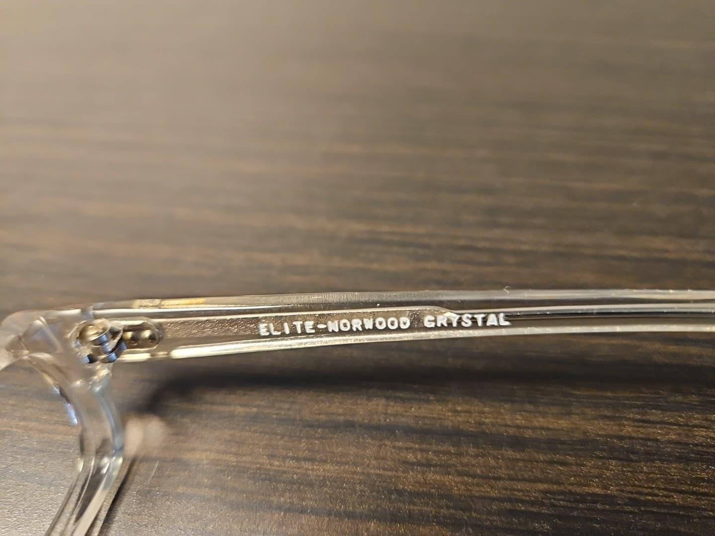 Vintage ELITE NORWOOD Crystal 46/26/145 Eyeglass Frame Only NOS A9 2