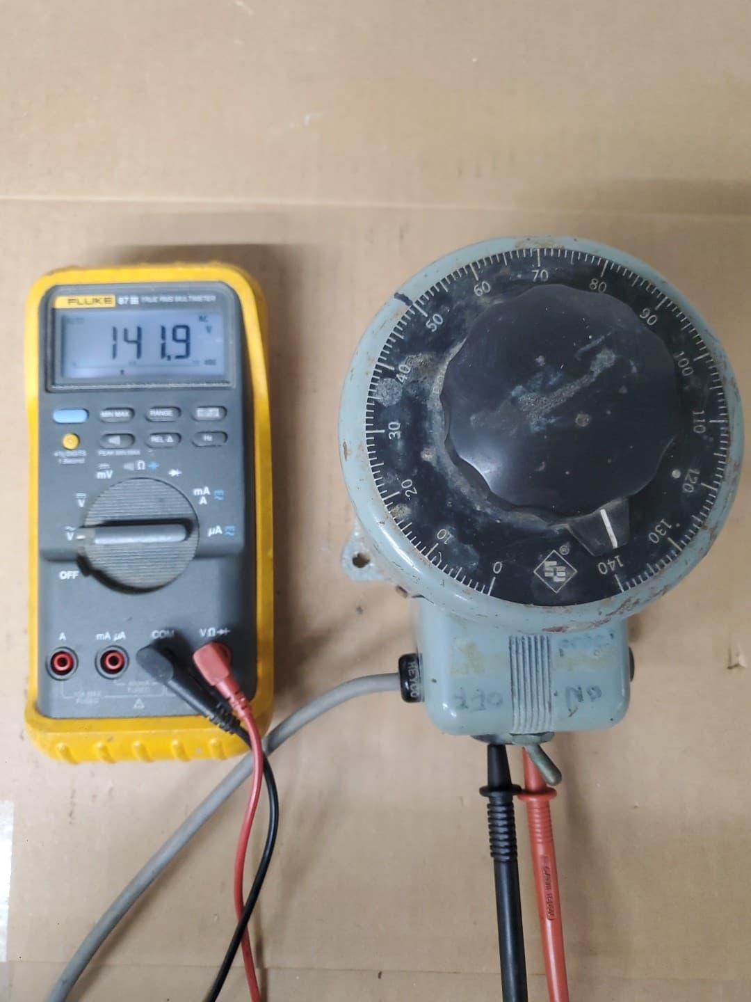 Powerstat Model 116 Variable Autotransformer Variac 0-140 V 9 Amp - WORKS 4