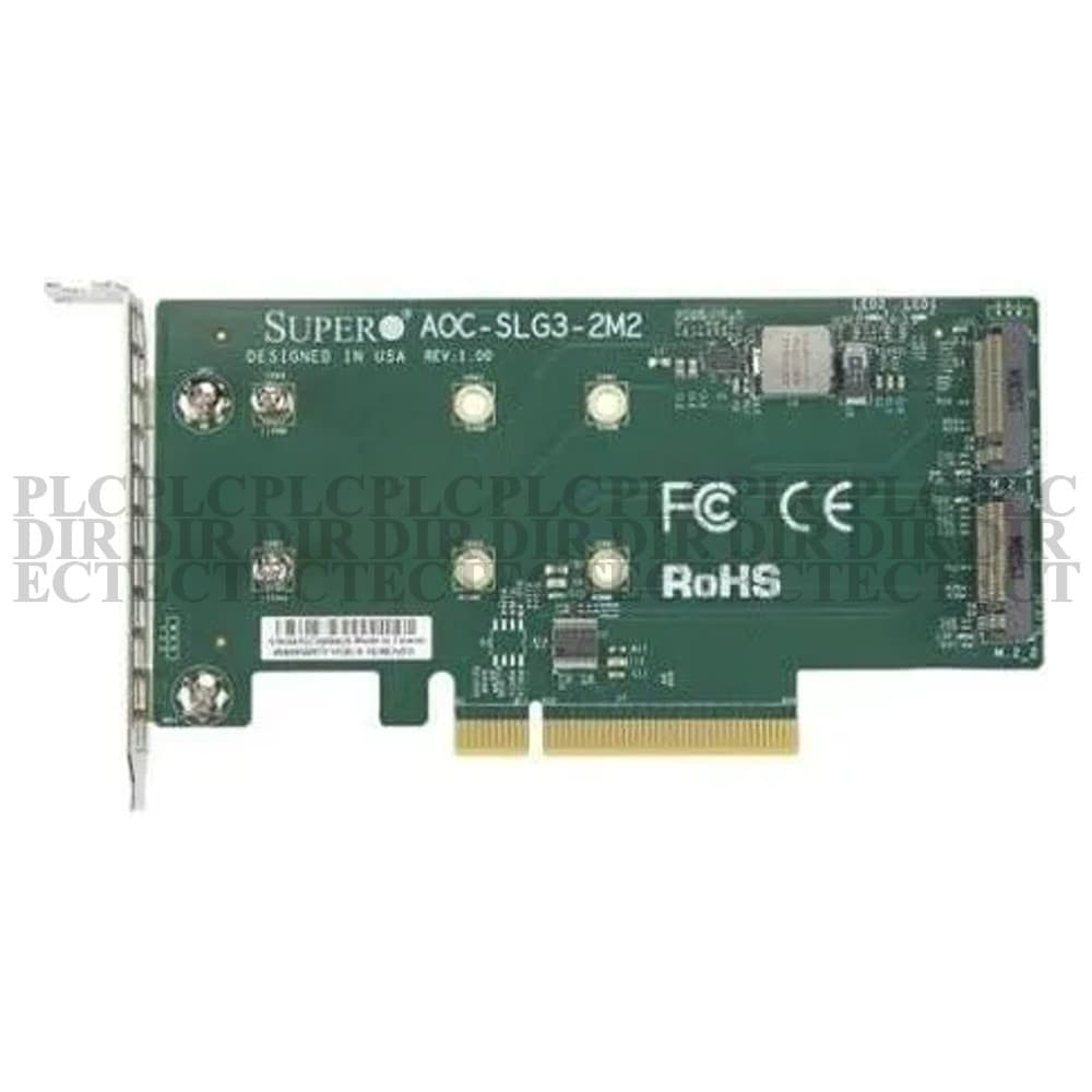 New SUPERMICRO AOC-SLG3-2M2 PCIe NVMe SSD Add-On Card 2