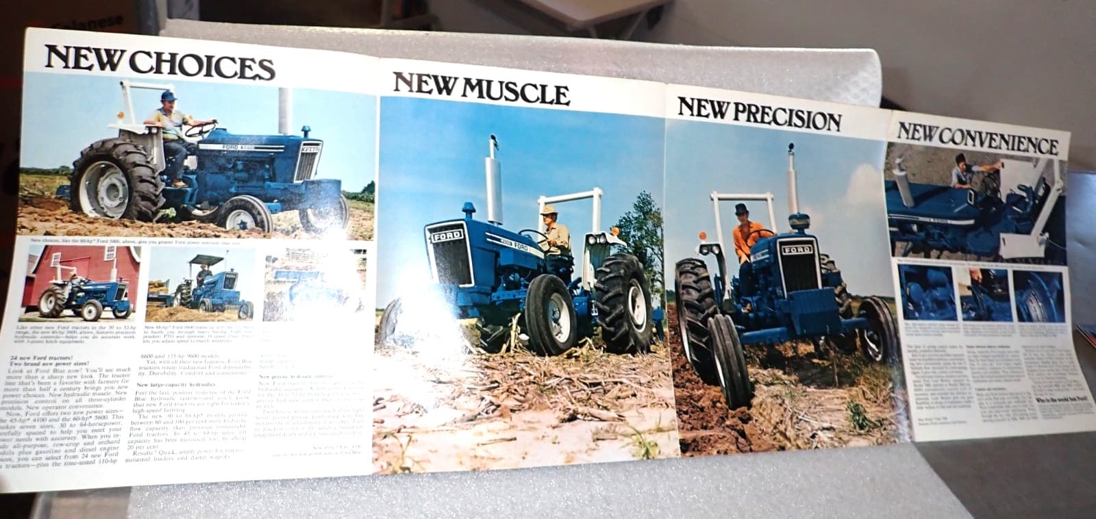 1970'S Ford Tractor Original Color Sales Brochure 2