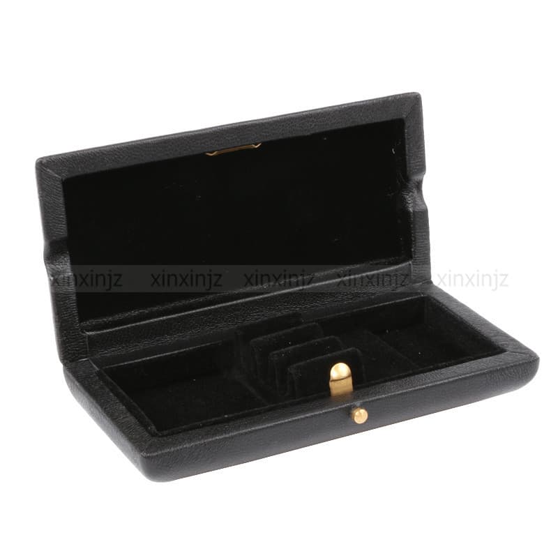 Oboe Reed Case With PU Leather For 3PCS Reeds Holder Black 2