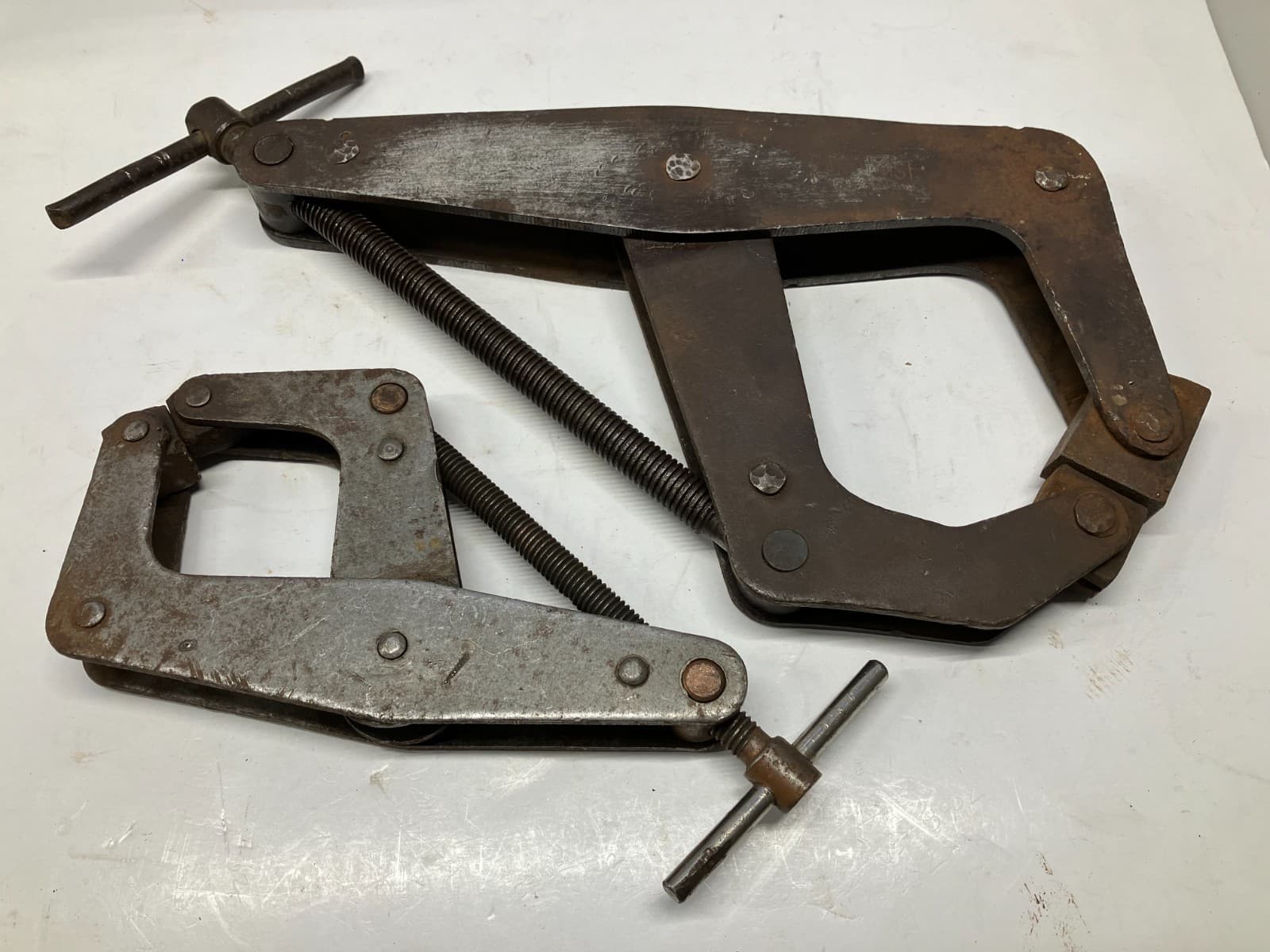 2 Kant-twist Style Clamps 1 is unknown maker Welding Machinist Cantilever Fab. 3