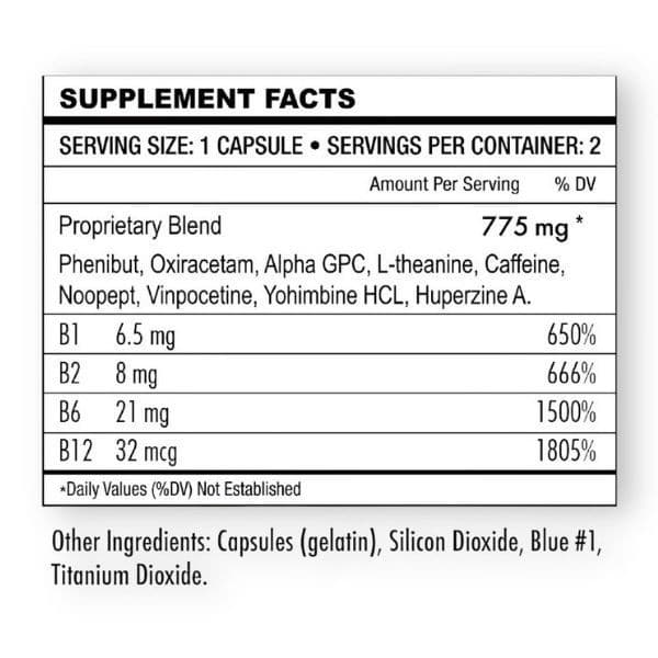 Derall Boost 775mg – Focus, Energy, Clarity – 24 Caps Full Box – Free Ship 4