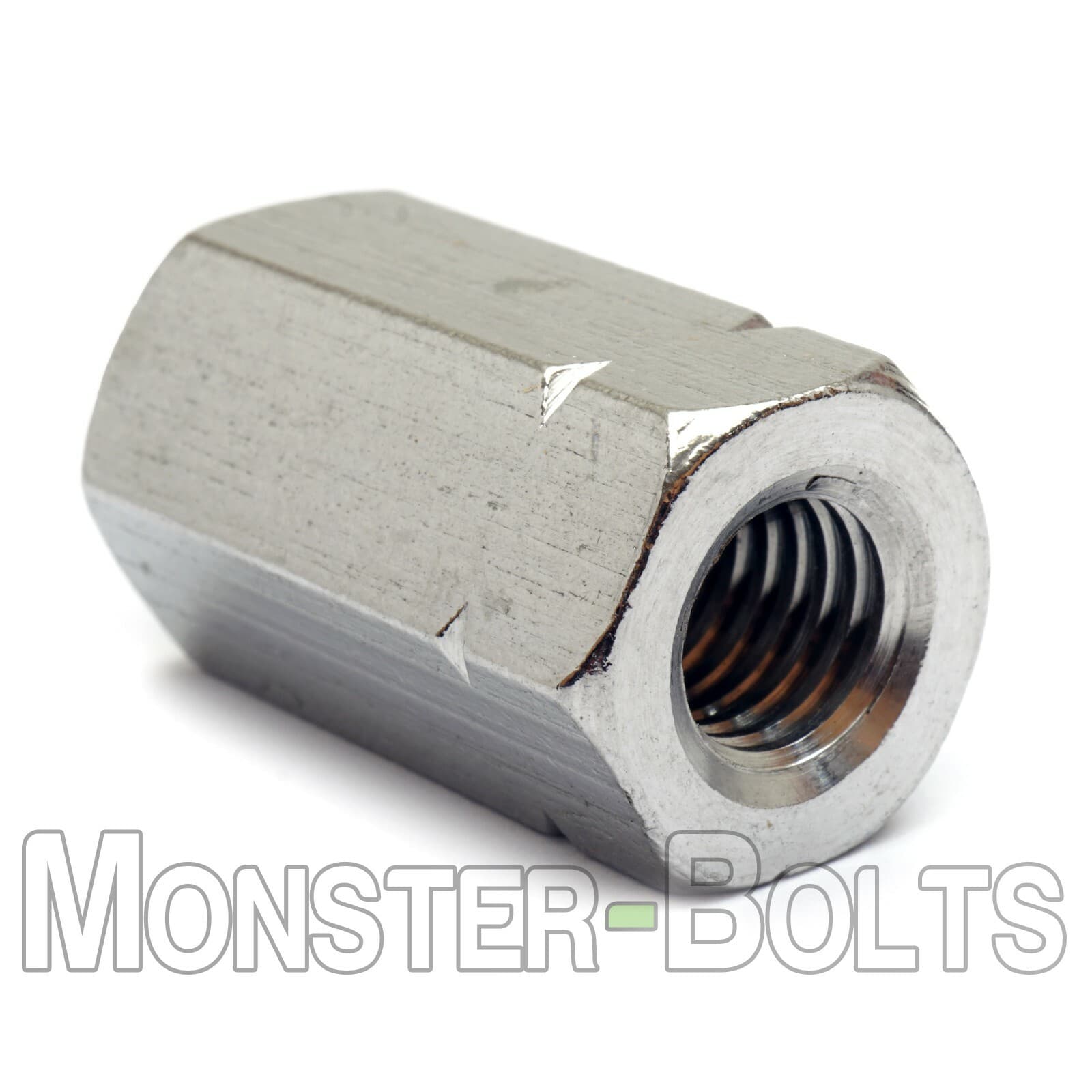 Stainless Steel Hex Coupling Nuts, A2 / 18-8 DIN 6334 - Metric M5 M6 M8 M10 M12 3