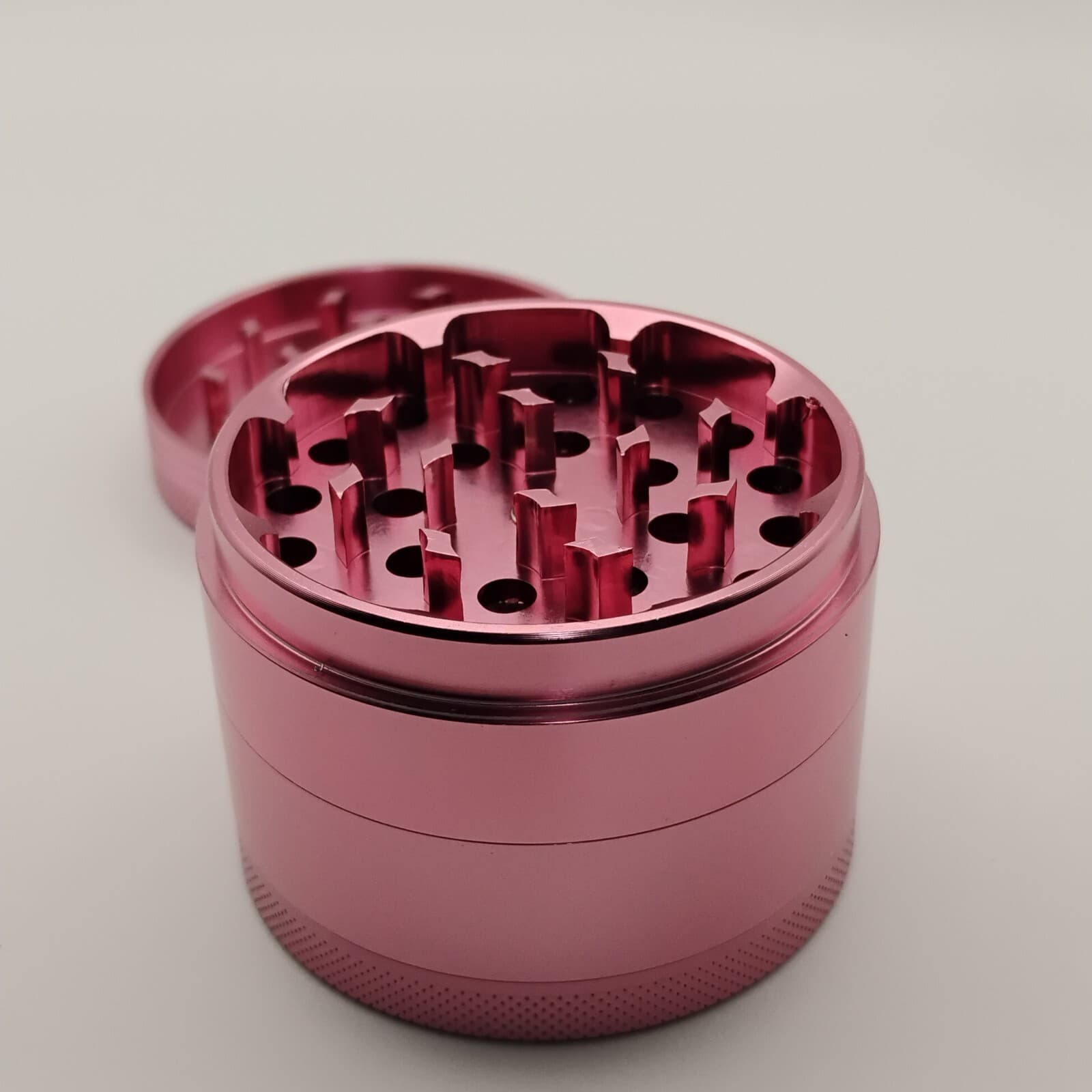 Set (2pcs) PINK Pre Roll Grinder and Pink King Size Rolling Machine 2