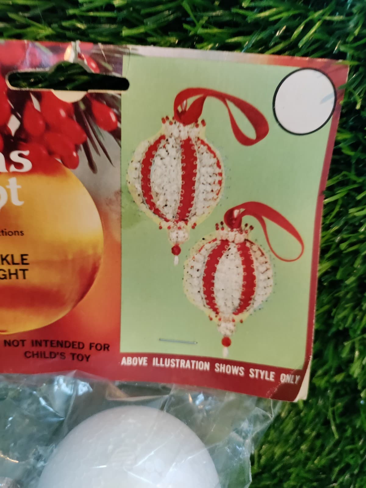 Walco Christmas Tree Ornament Kit Sparkle Delight Vintage 1977 2
