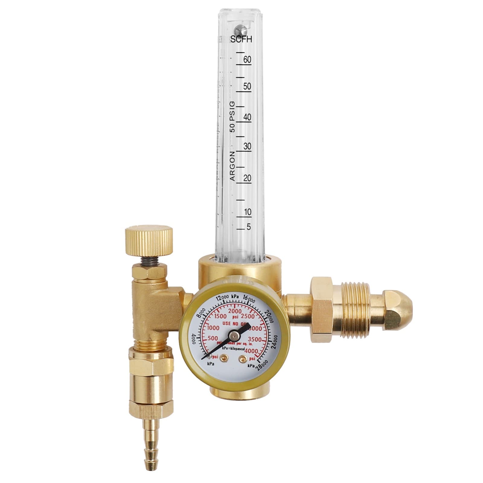 Mig Tig Flow Meter Regulator Argon CO2 Gas Welder Welding Weld Regulator Gauge 3