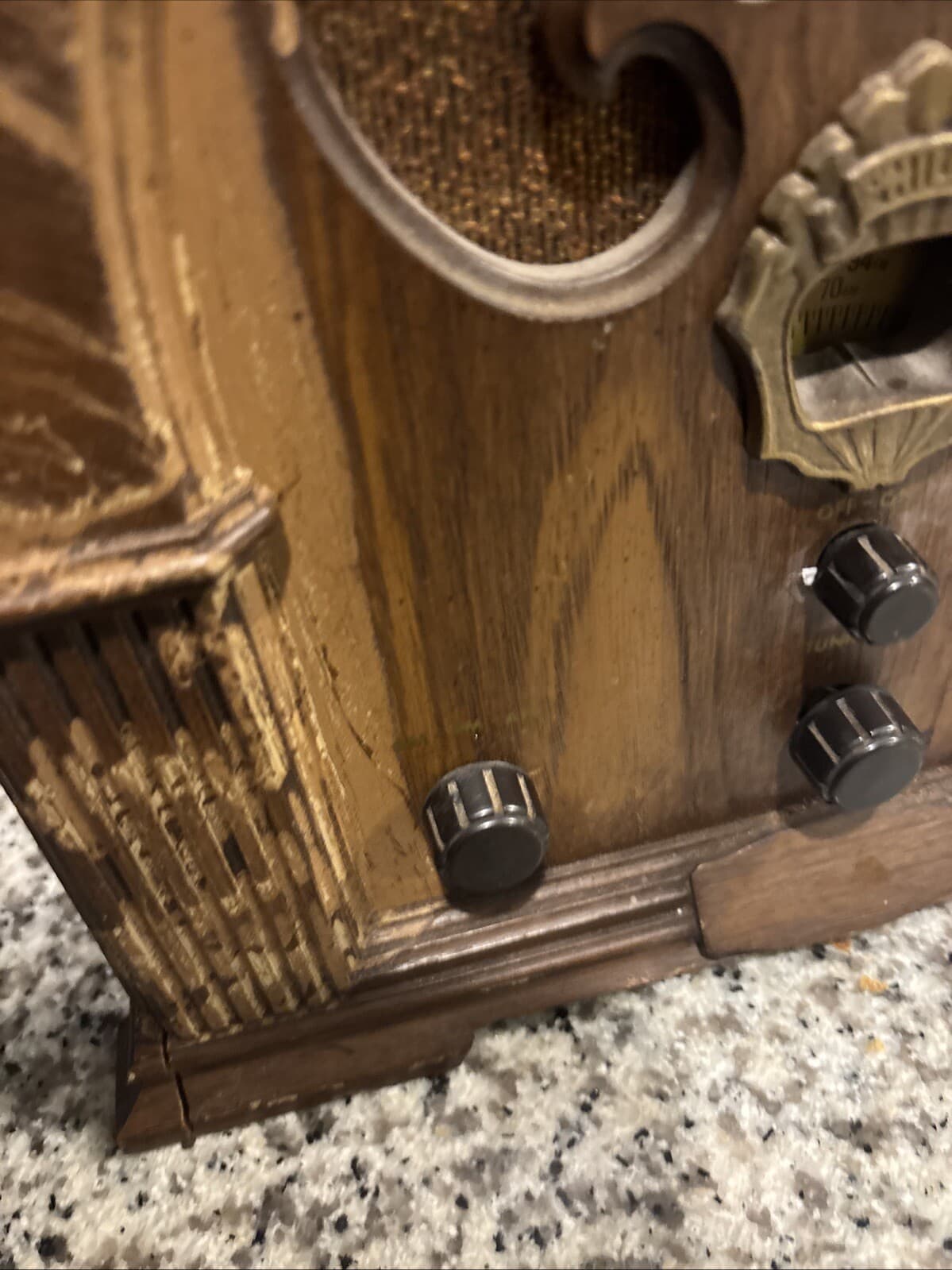 Philco Ford Cathedral Radio Special Edition Model # R89 (Working) Missing Knob 5