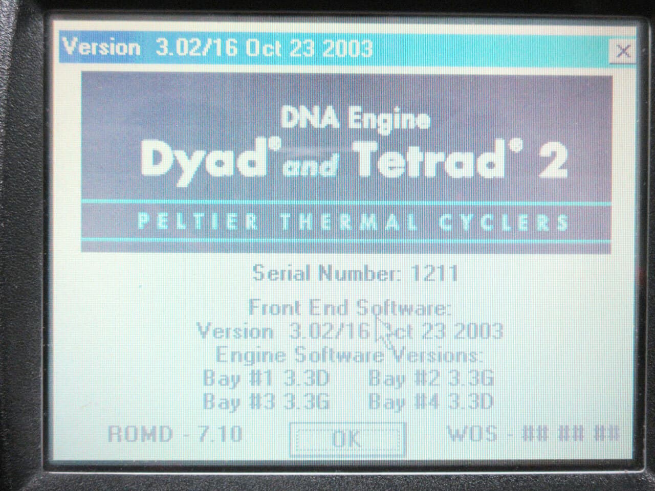 MJ RESEARCH PTC-240 DNA ENGINE TETRAD 2 PELTIER CYCLER 4x 384 WELL ALPHA BLOCK 4