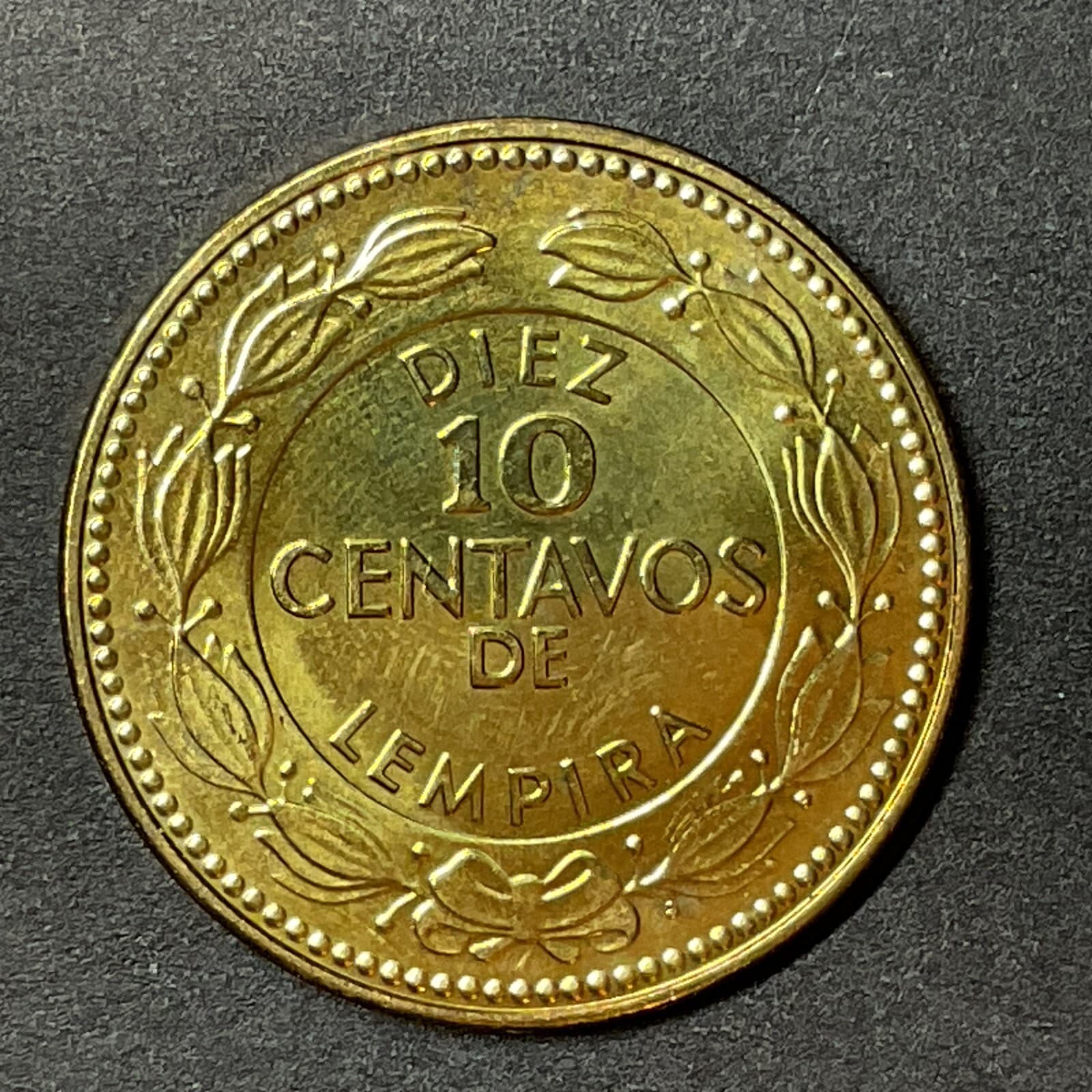 Lot of 10 coins 2012 Honduras 10 centavos Lempira BU UNC Uncirculated foreign 2