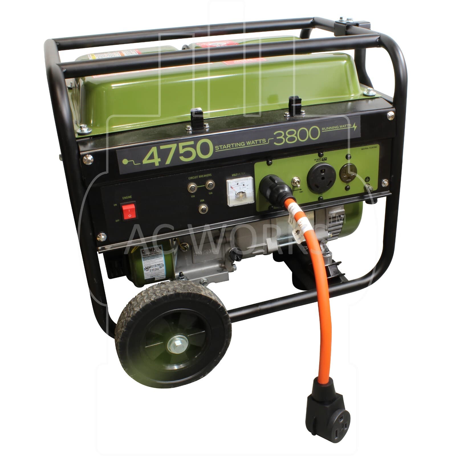 30 Amp NEMA L14-30 Male to 50 Amp NEMA 6-50 Female Adapter Cord by AC WORKS® 5