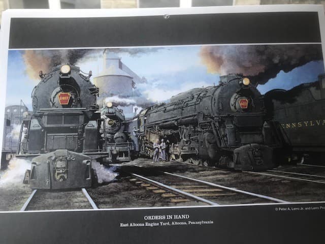 2026, Railroad Calendar Peter Lerro Jr  EBT, Reading & Northern, Pennsy & More 5
