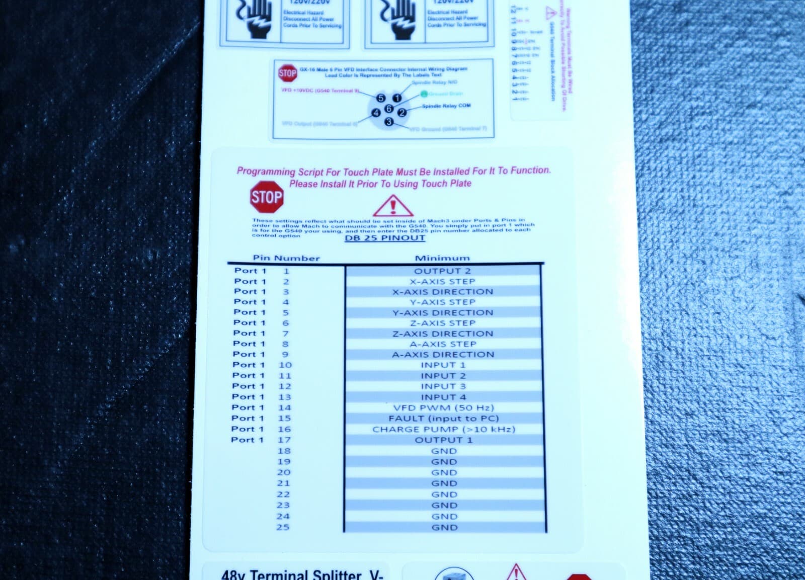 Gecko G540 Wiring Diagram Graphics (Fastest Way to Build/Service Your System) 2