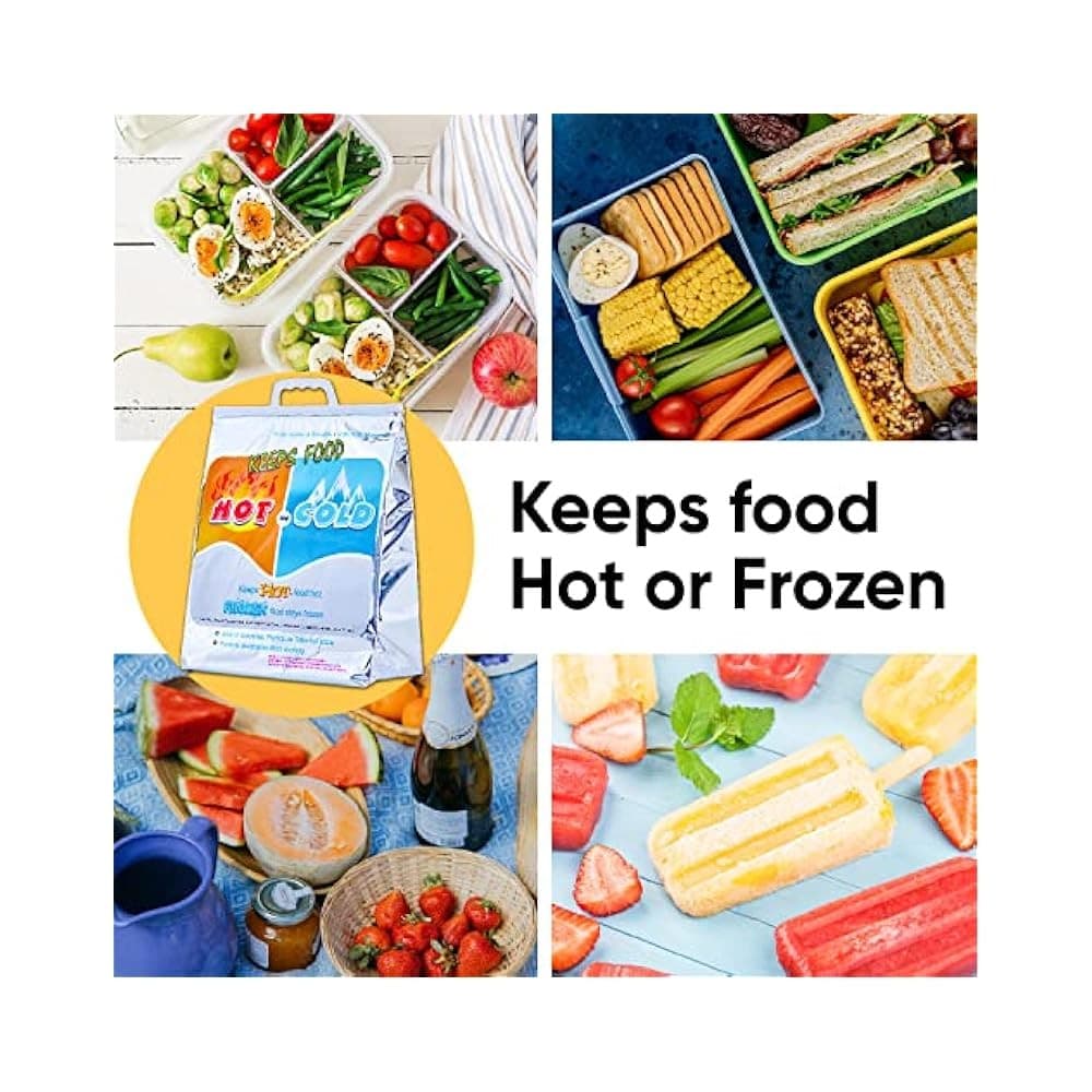 Long,Lasting Insulated Food Tote, Keeps Food Hot or Cold, Leak Resistant 3