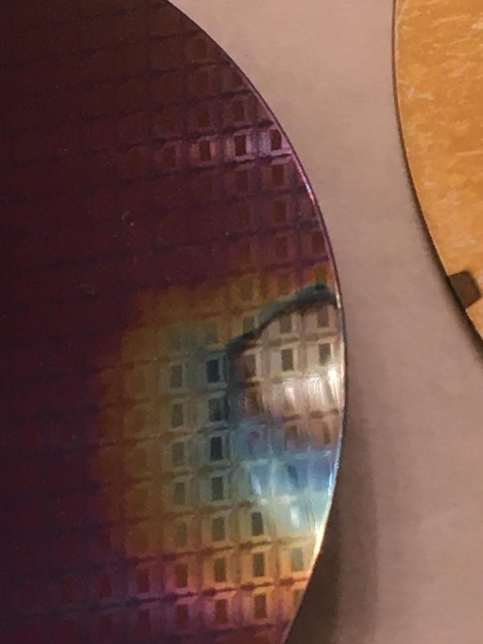 4" Unknown SEH Experimented Silicon Wafer 1980s Unique One of a Kind 3