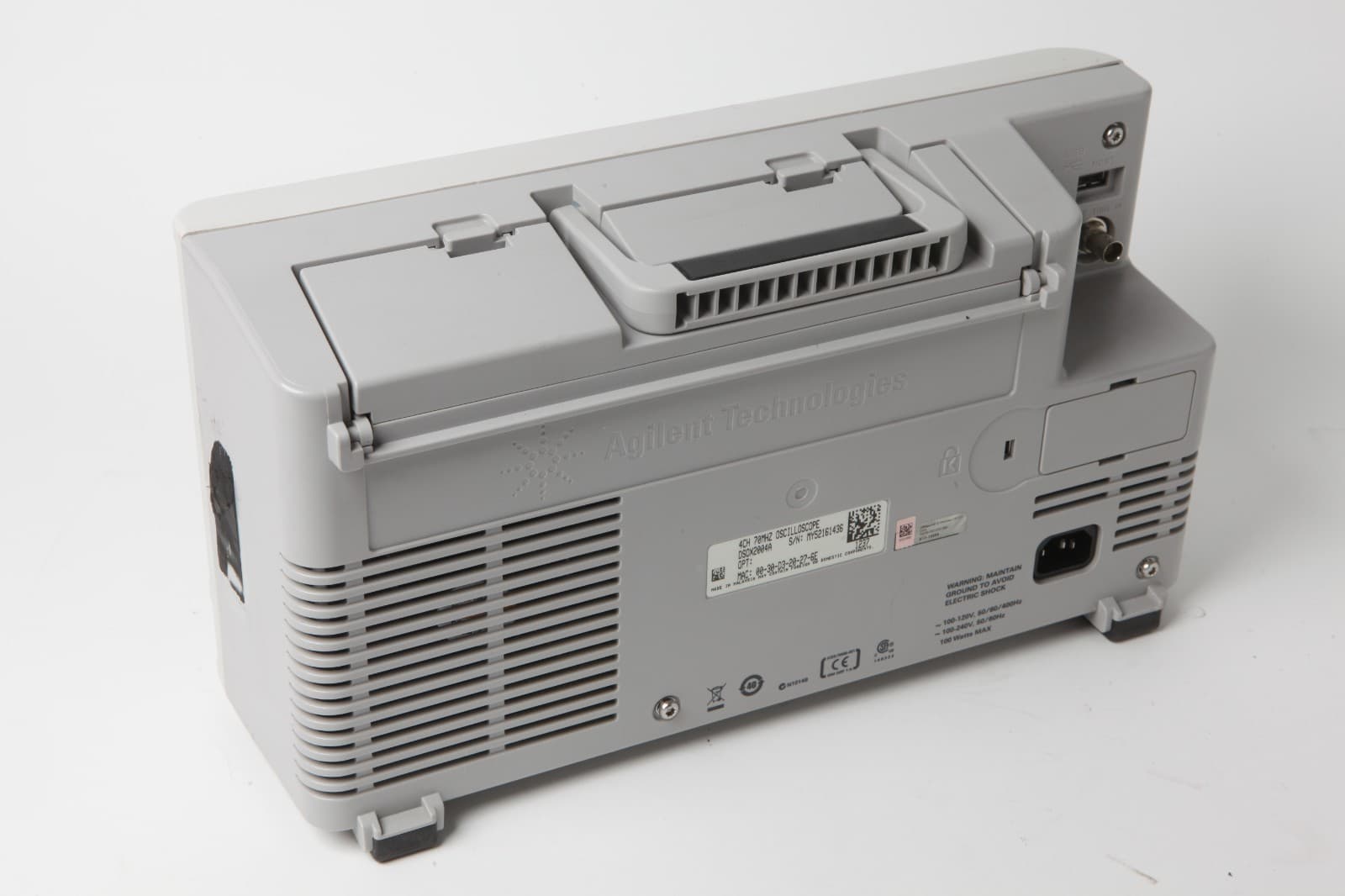 Agilent DSO-X 2004A 4 Channel Digital Oscilloscope 70MHz Wavegen DVM Tested #2 5